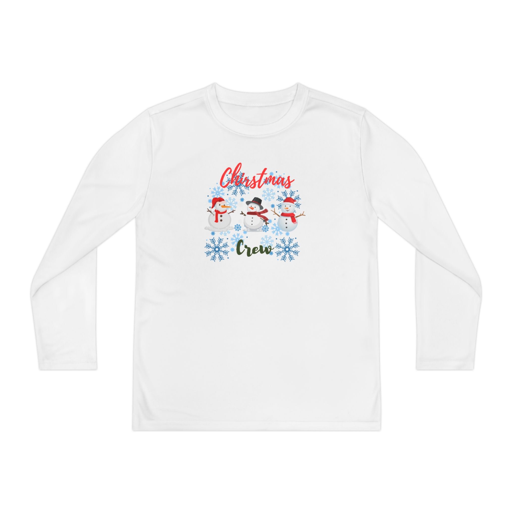 Christmas Crew Youth Long Sleeve Competitor Tee