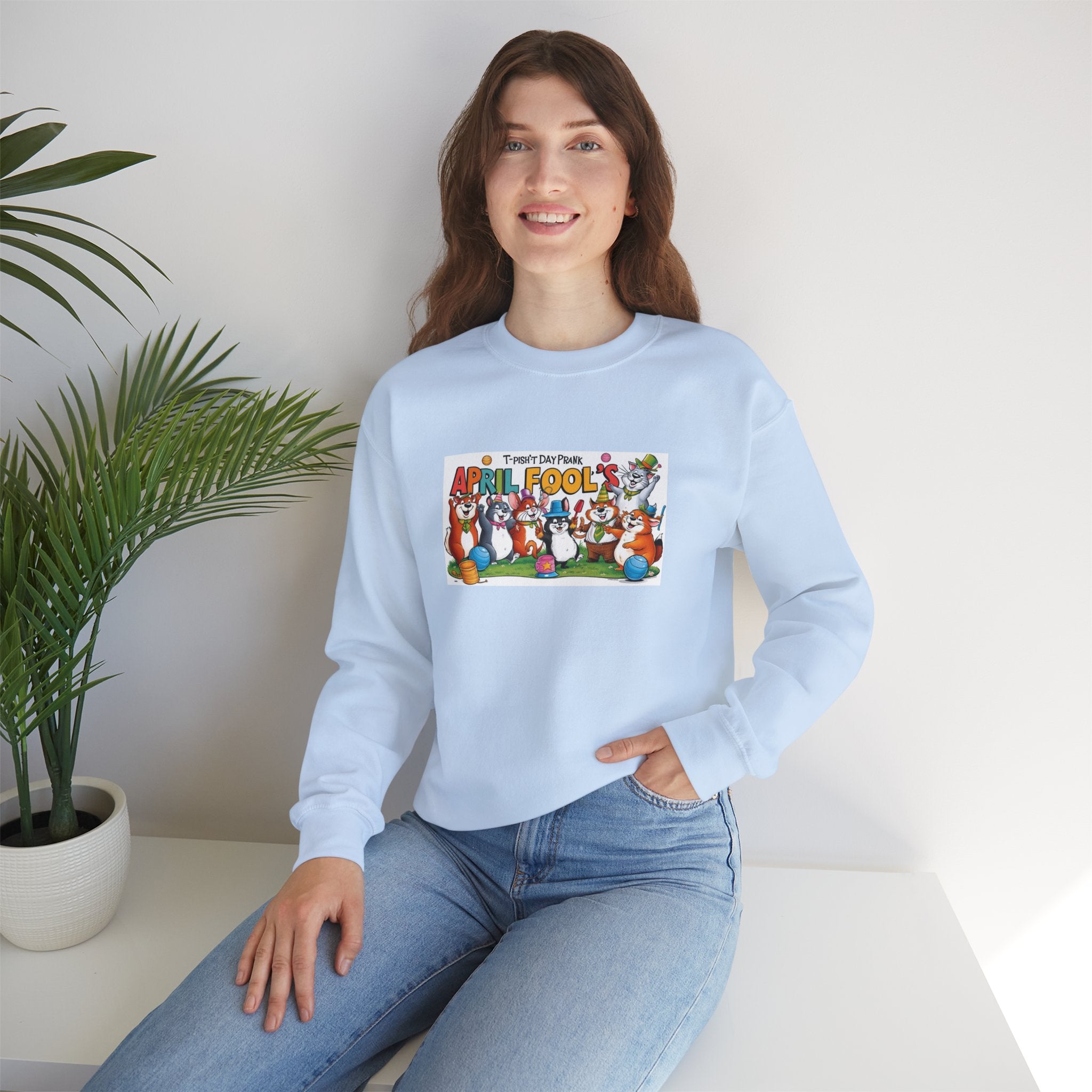 T-Pish'-T Day Prank Unisex Crewneck Sweatshirt