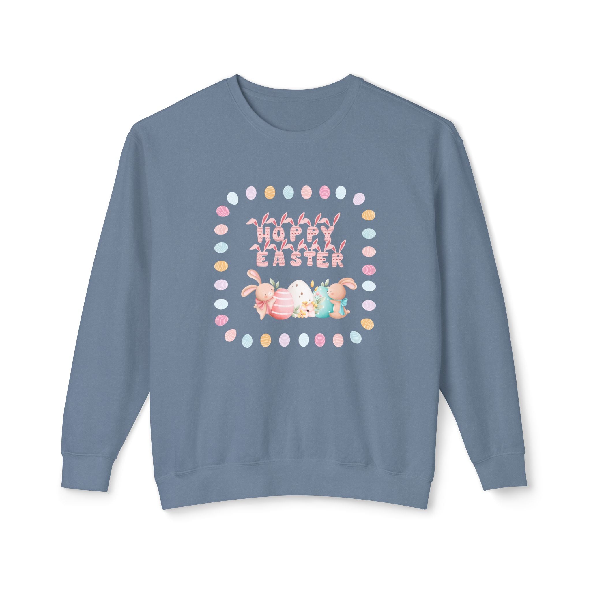 Hoppy Easter Unisex Lightweight Crewneck Sweatshirt