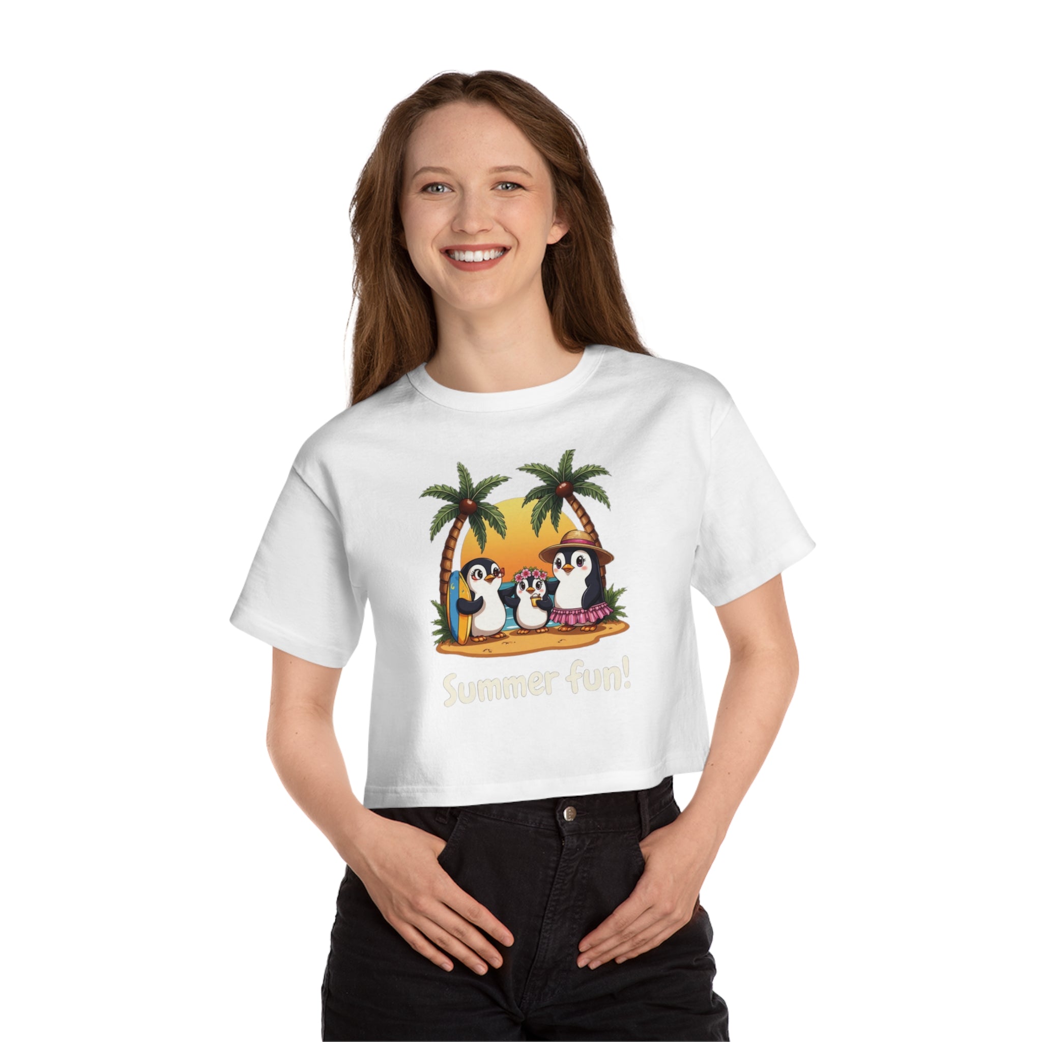 Summer Fun Cropped T-Shirt