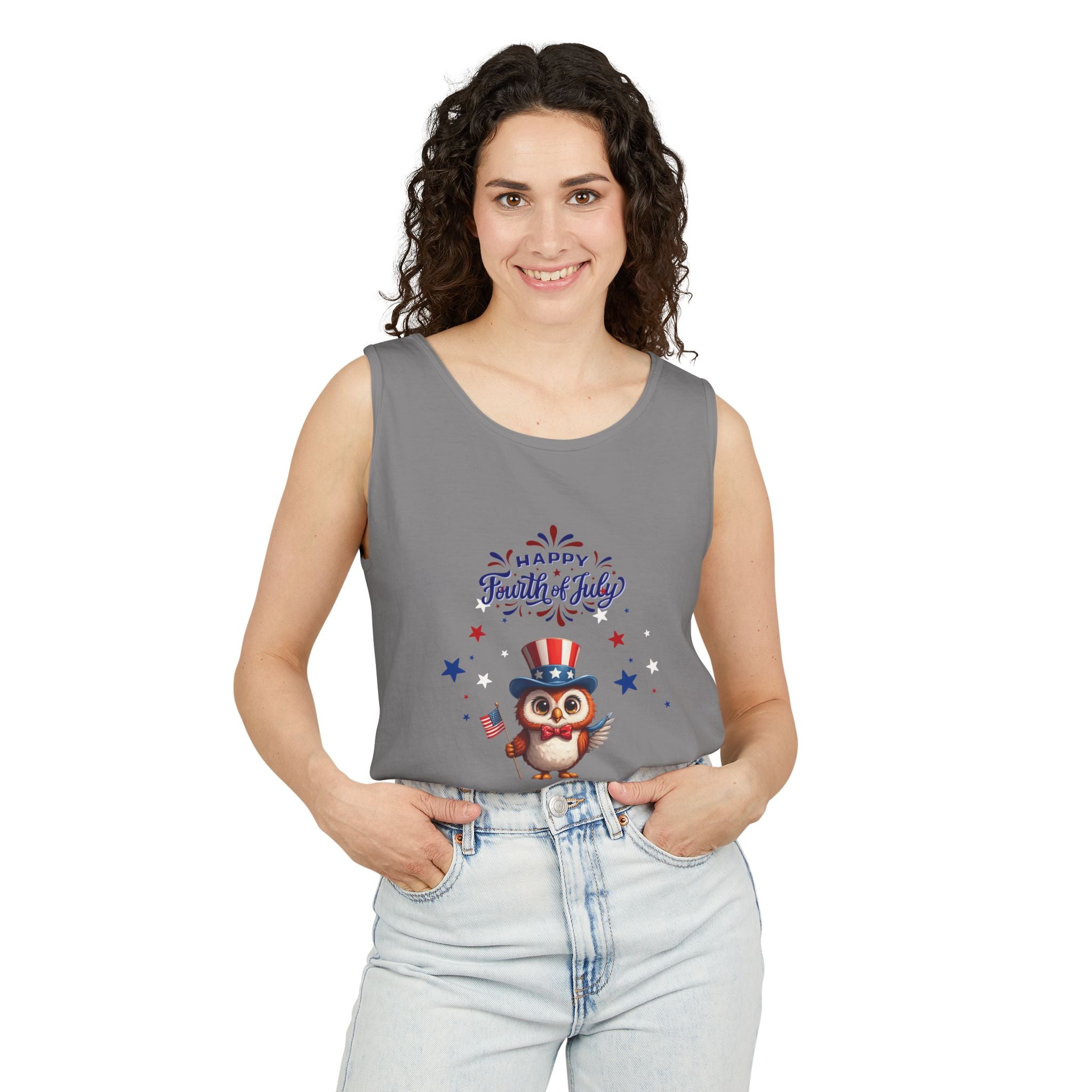 American Eagle Happy 4th of July Tank Top