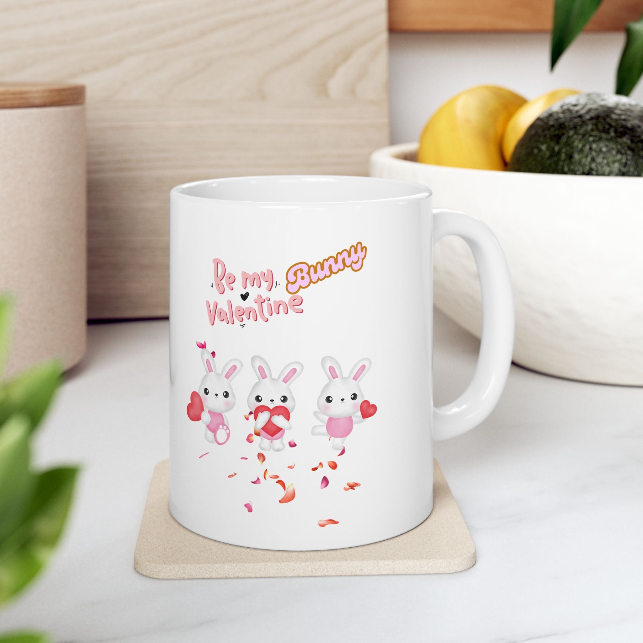 My Bunny Valentine Ceramic Mug, (11oz, 15oz)