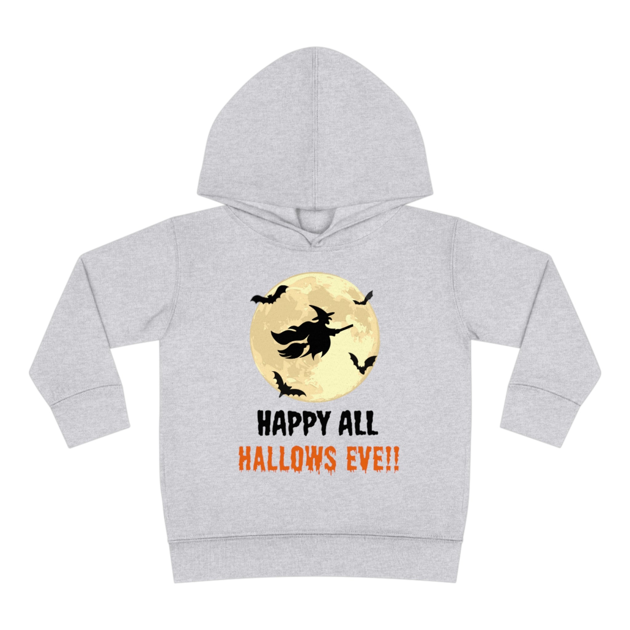 Happy All Hallows Eve Toddler Pullover Fleece Hoodie