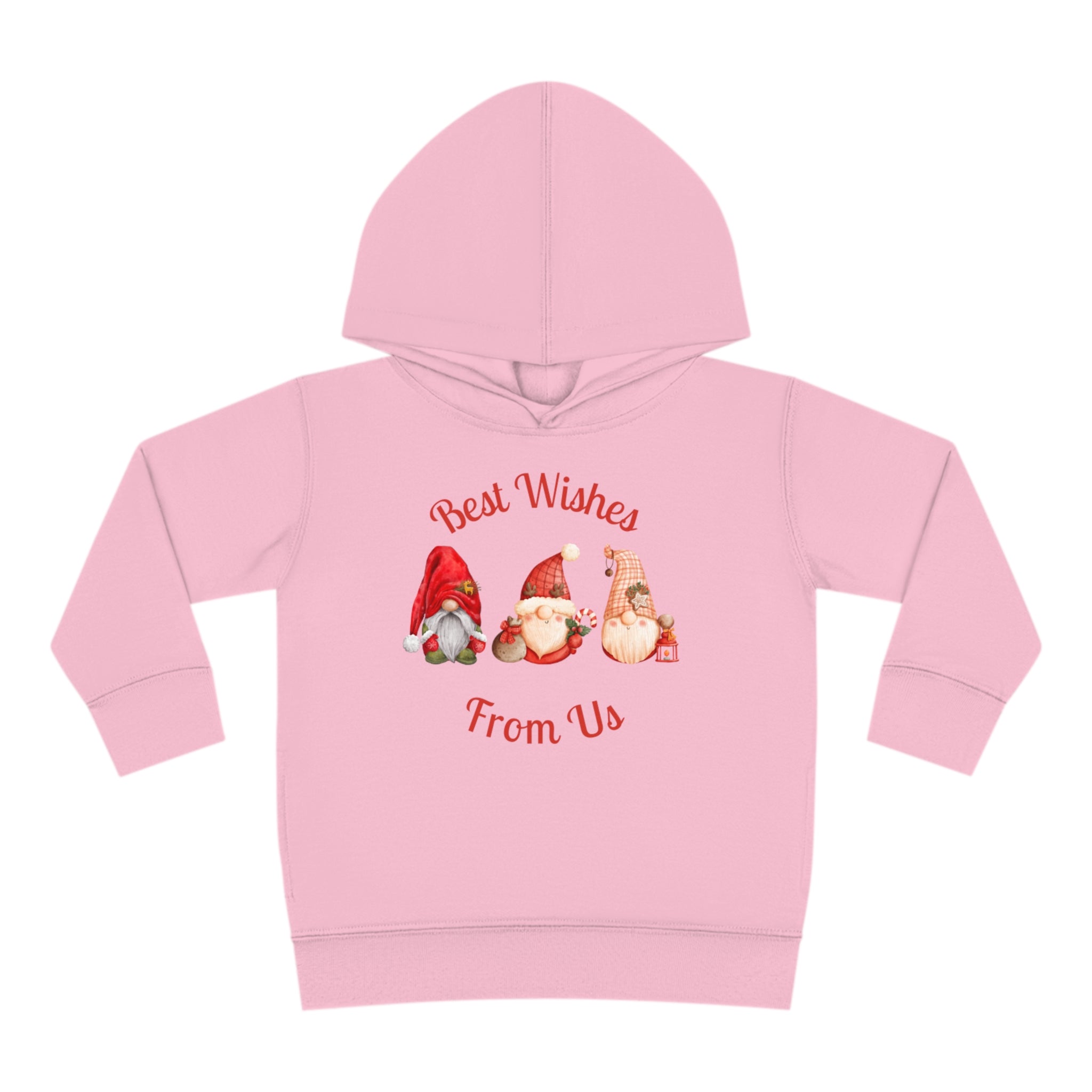 Gnome Best Wishes Toddler Pullover Fleece Hoodie