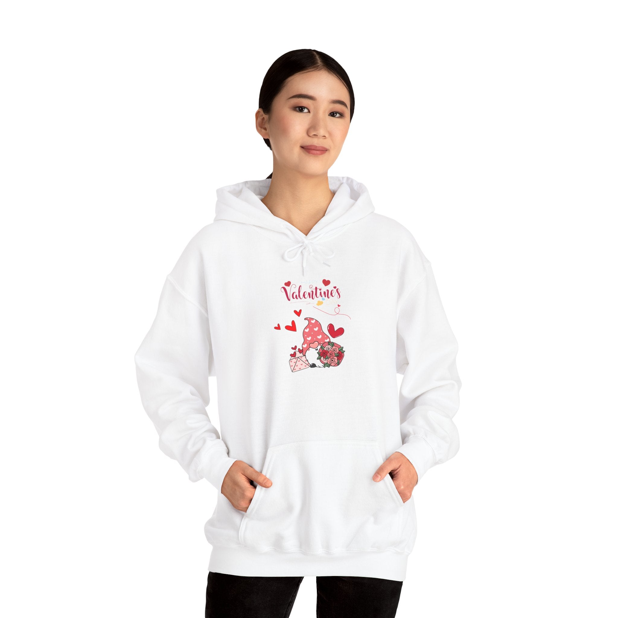 Gnome Valentine's Day Unisex Heavy Blend™ Hooded Sweatshirt