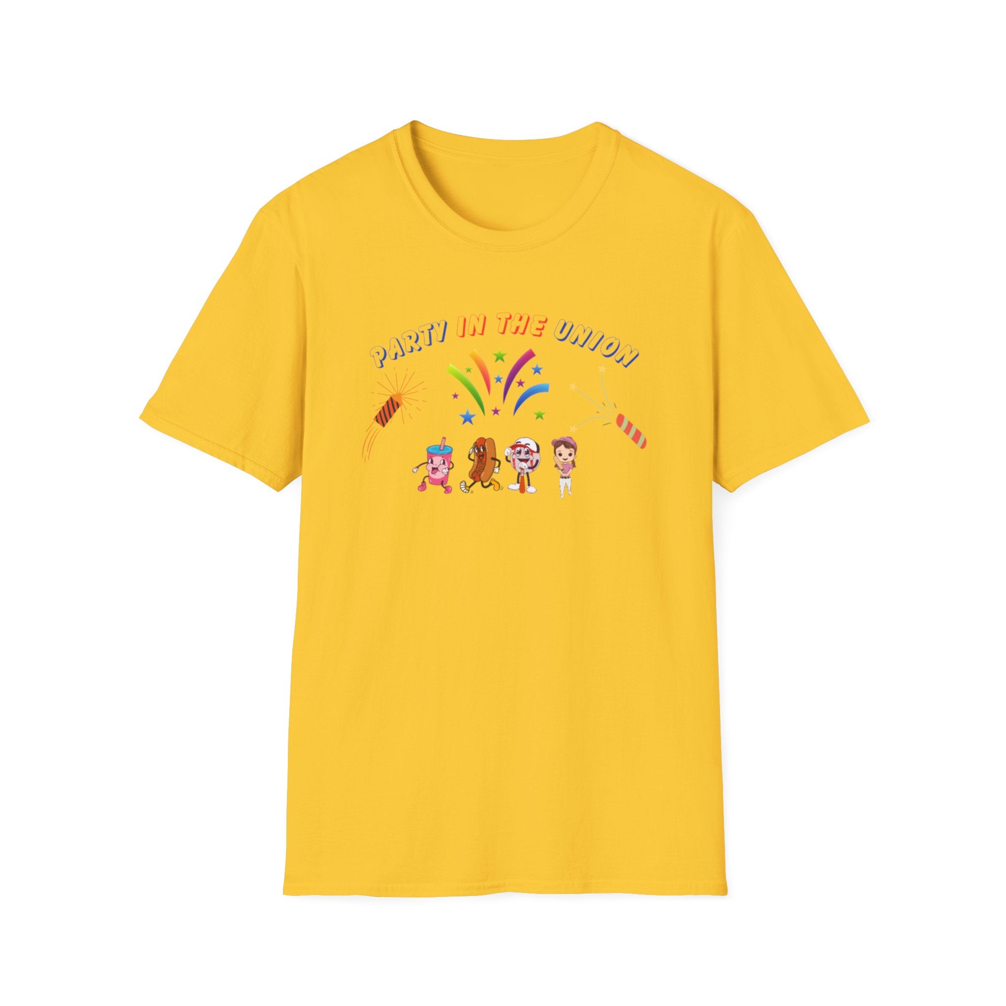 Party In The Union Unisex Softstyle T-Shirt