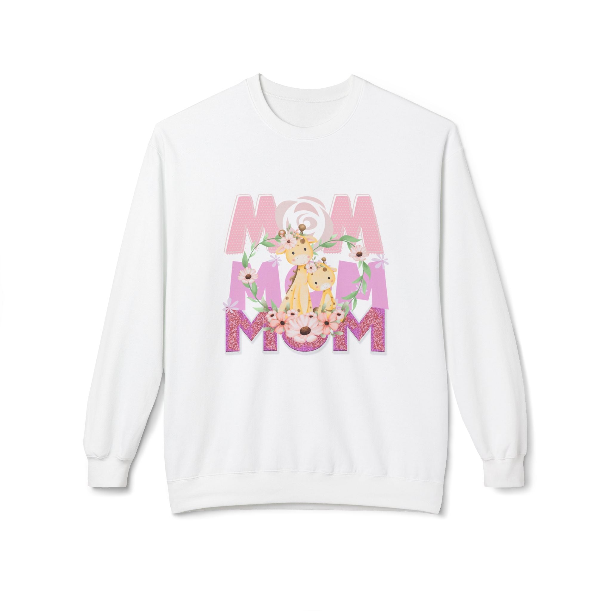 Floral Mom Crewneck Sweatshirt - Midweight & Softstyle