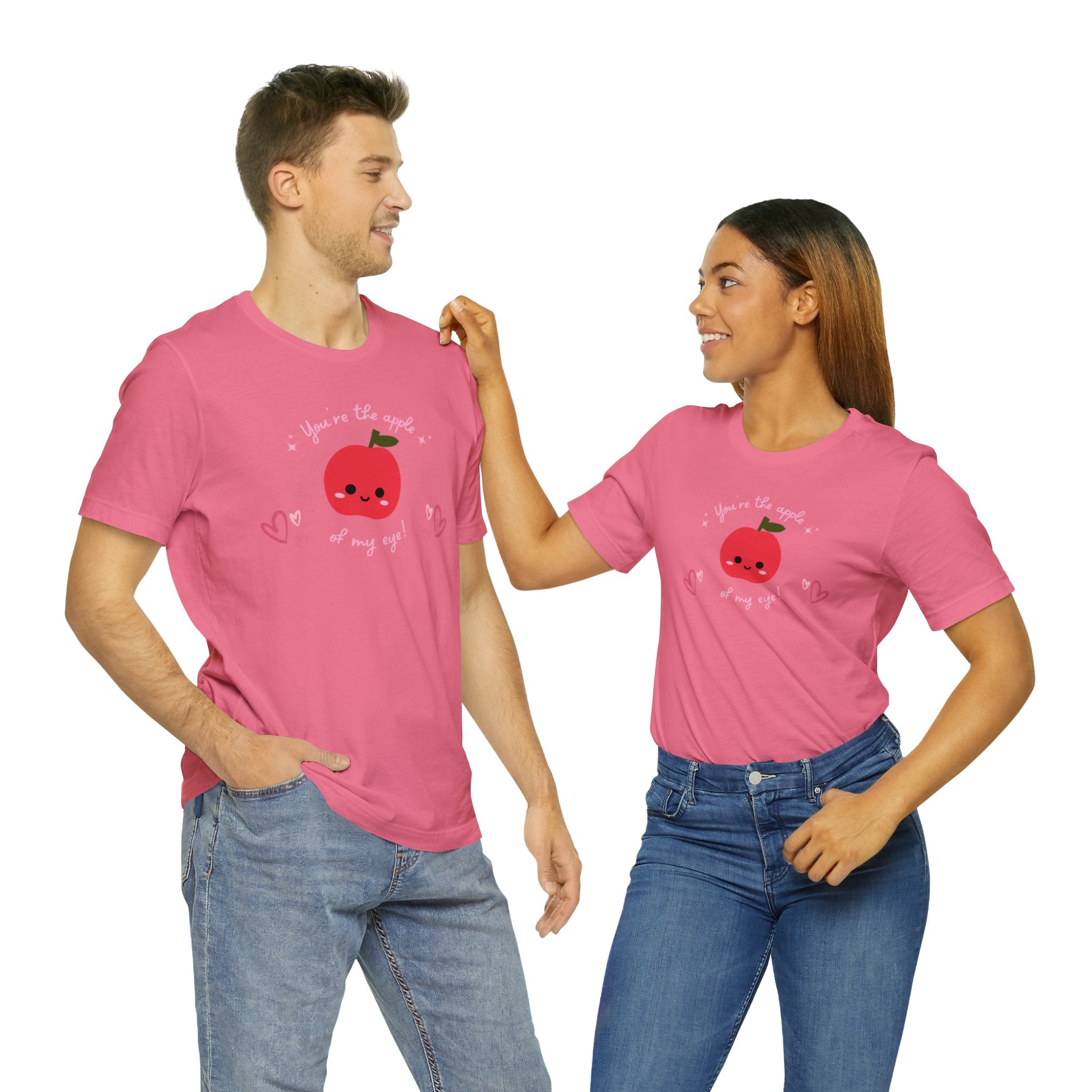 You Are The Apple Of My Eyes Unisex Jersey Short Sleeve Tee