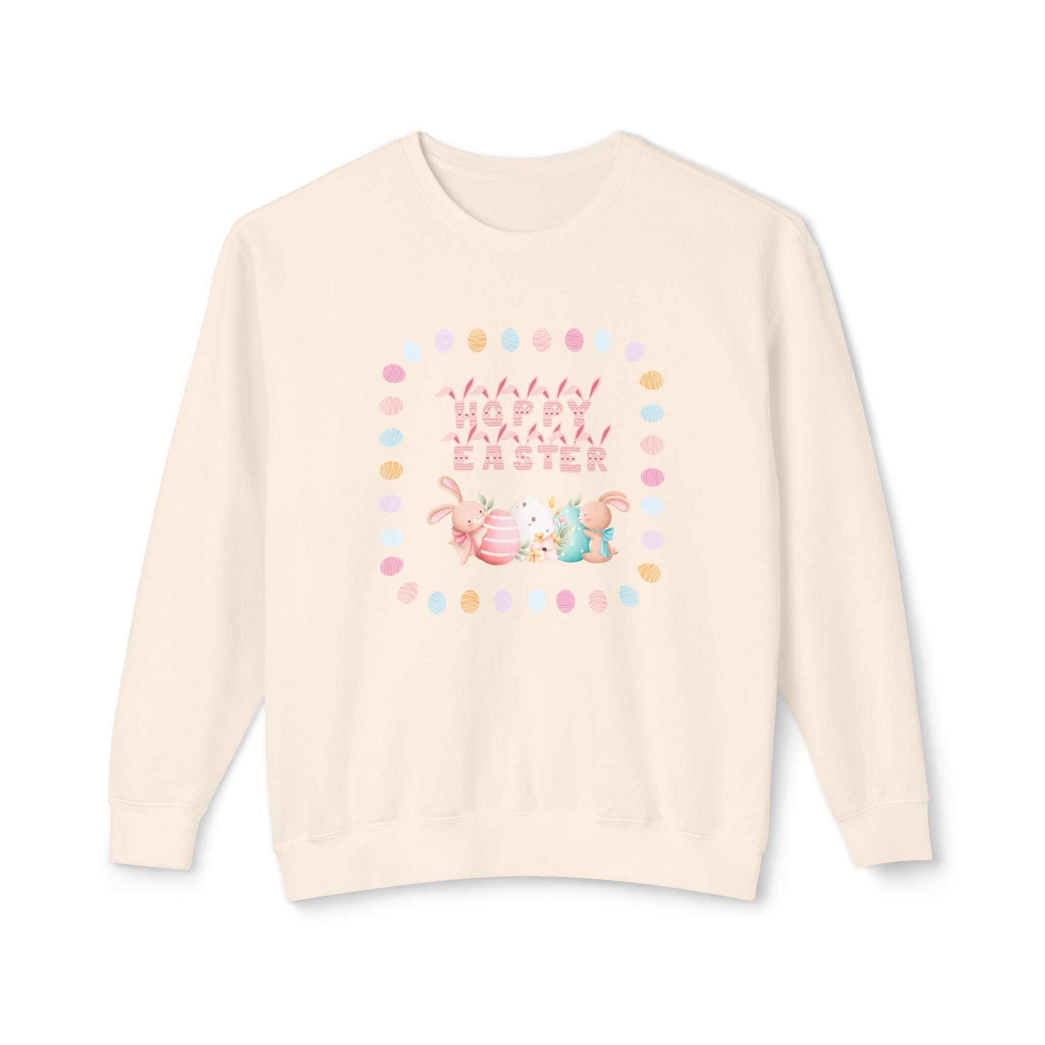 Hoppy Easter Unisex Lightweight Crewneck Sweatshirt