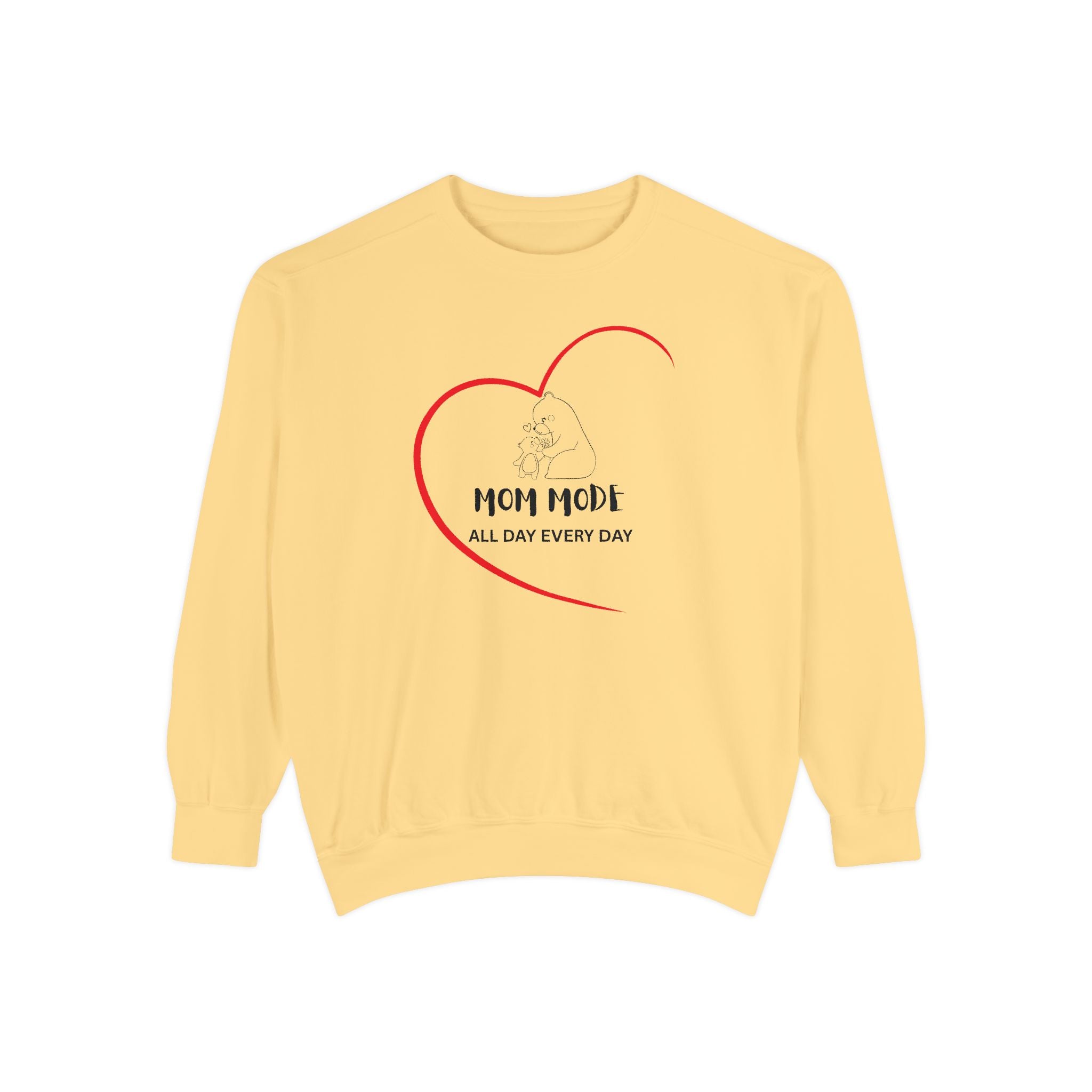 Mom Mode Garment-Dyed Sweatshirt