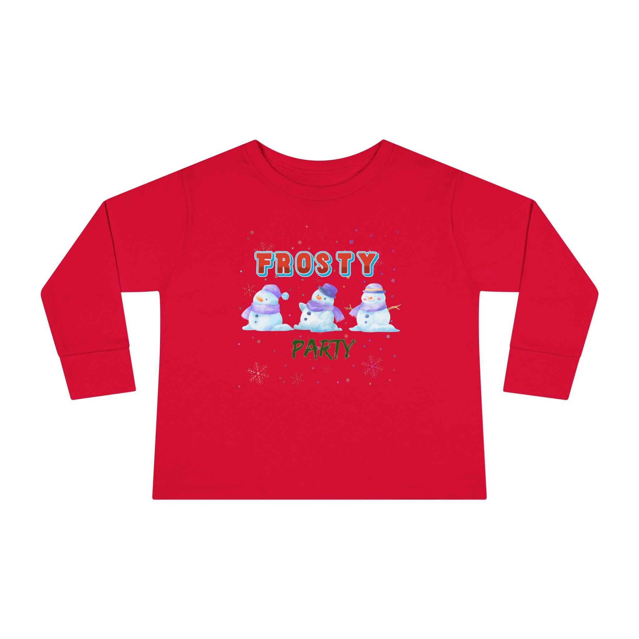 Frosty Party Toddler Long Sleeve Tee