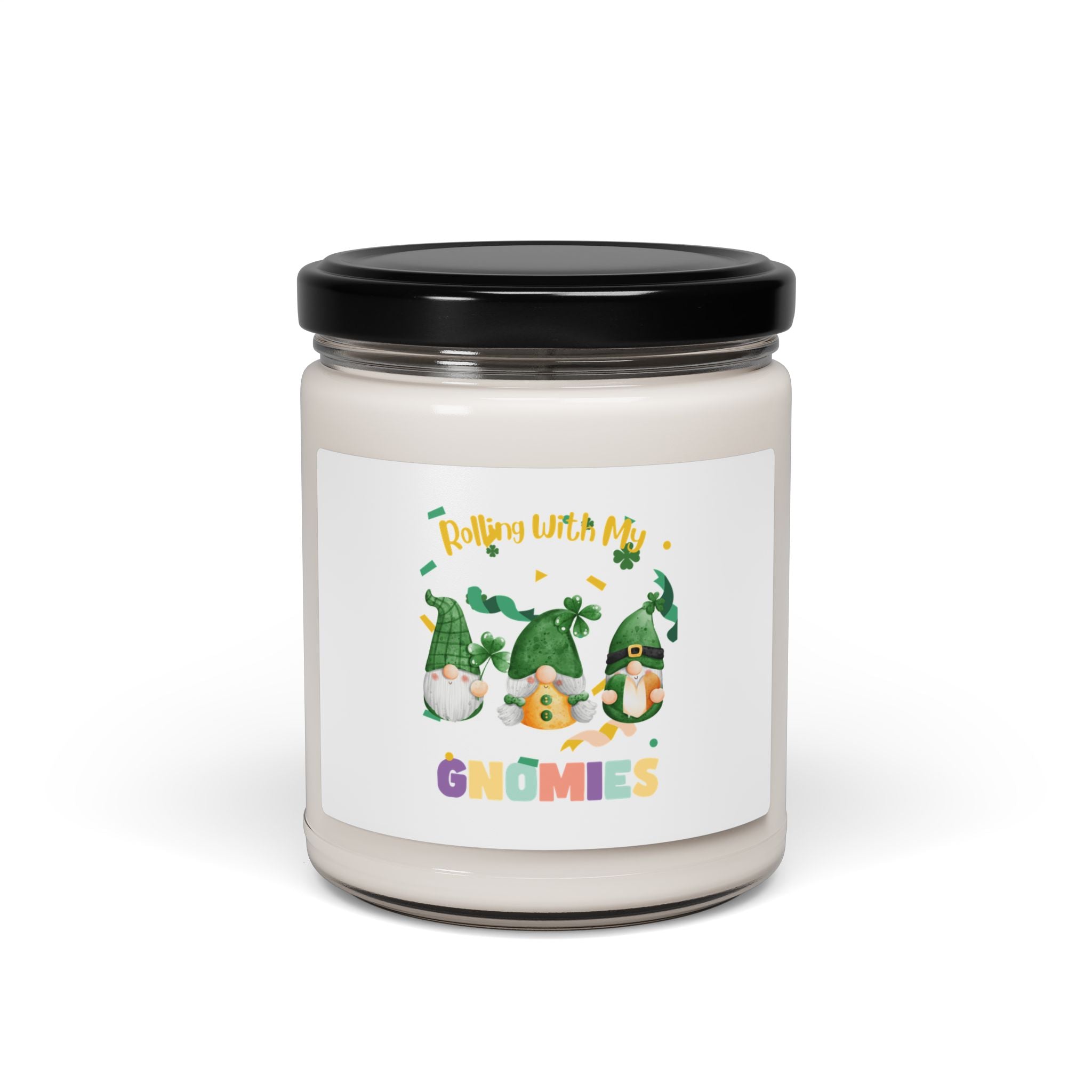 Rolling With My Gnomies - Themed Scented Soy Candle - Cozy Home Decor