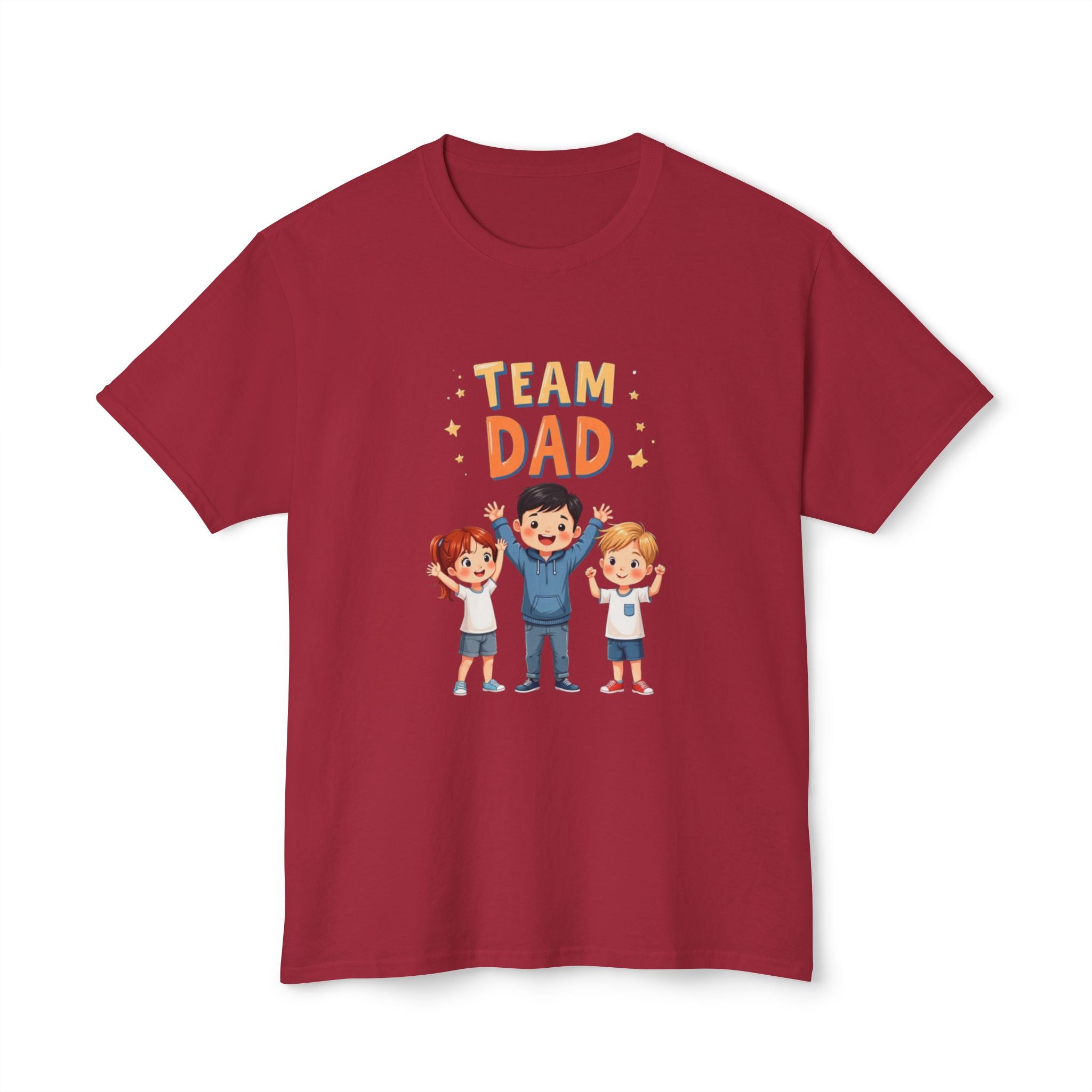 Team Dad Unisex HD Cotton T-shirt, Father’s Day Gift