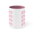 XOXO Accent Coffee Mug, 11oz