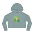 Retro St.Paddy's Day Women’s Cropped Hooded Sweatshirt