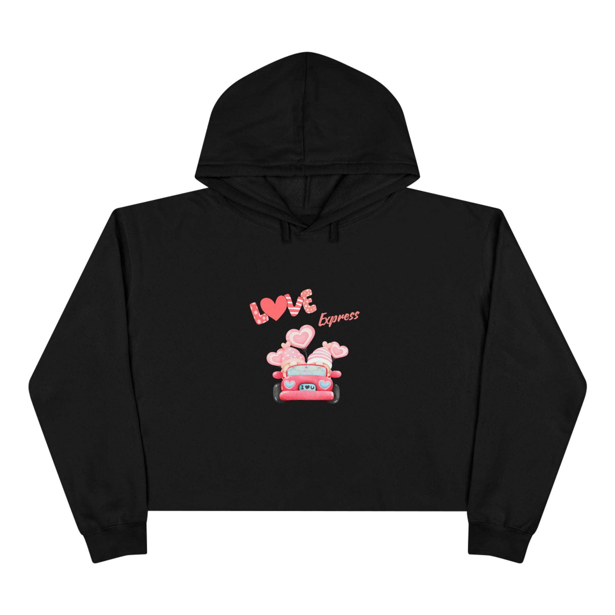 Love Express Crop Hoodie