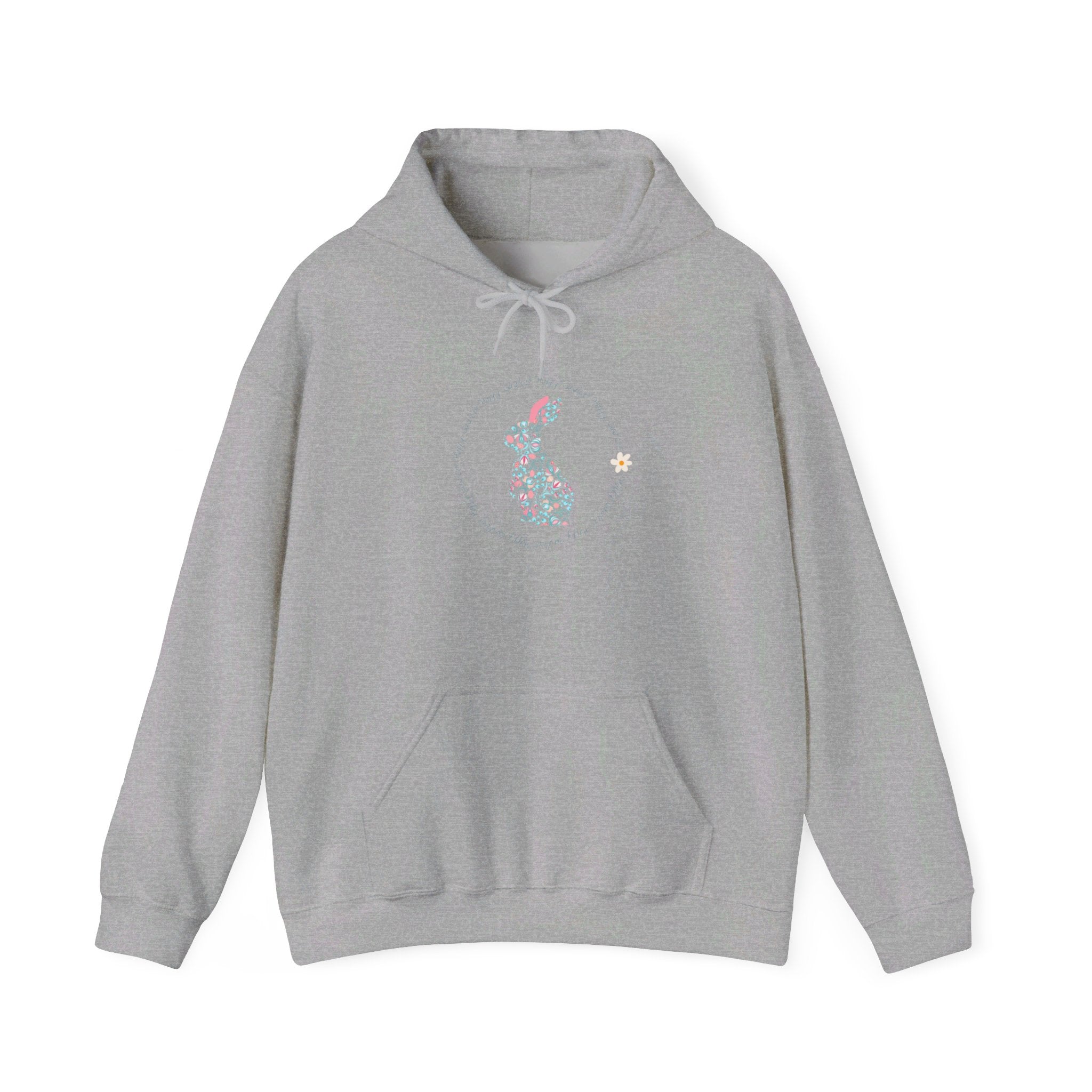 Happy Easter Rabbit Day Unisex Heavy Blend™ Hooded Sweatshirt
