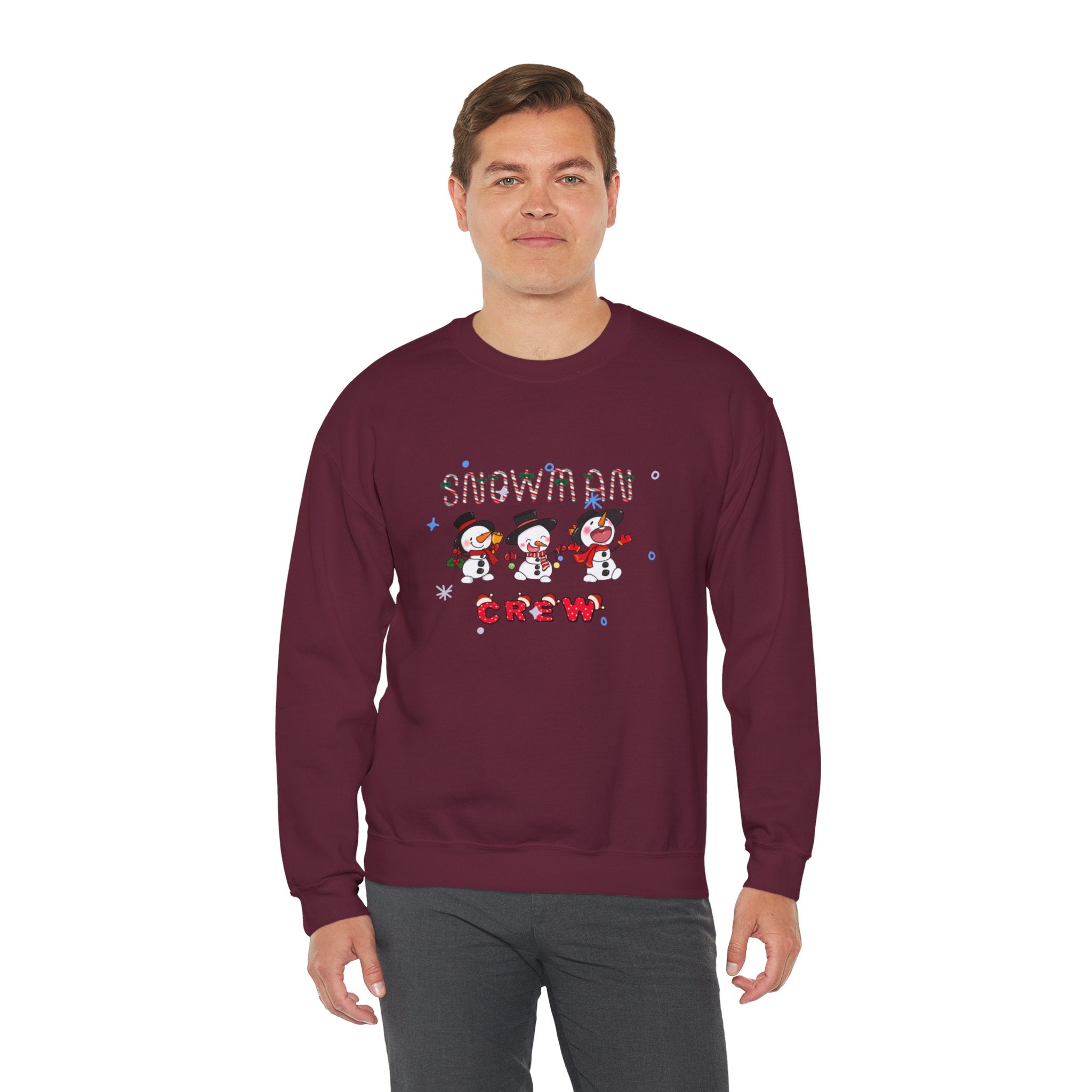 Snowman Crew Unisex Heavy Blend™ Crewneck Sweatshirt