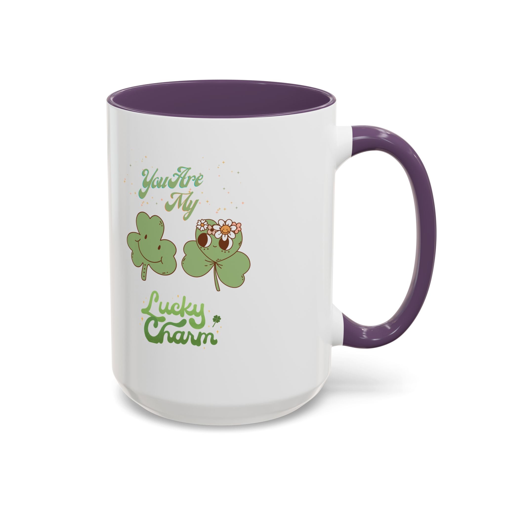 You're my Lucky Charm Accent Coffee Mug - St. Patrick's Day Gift