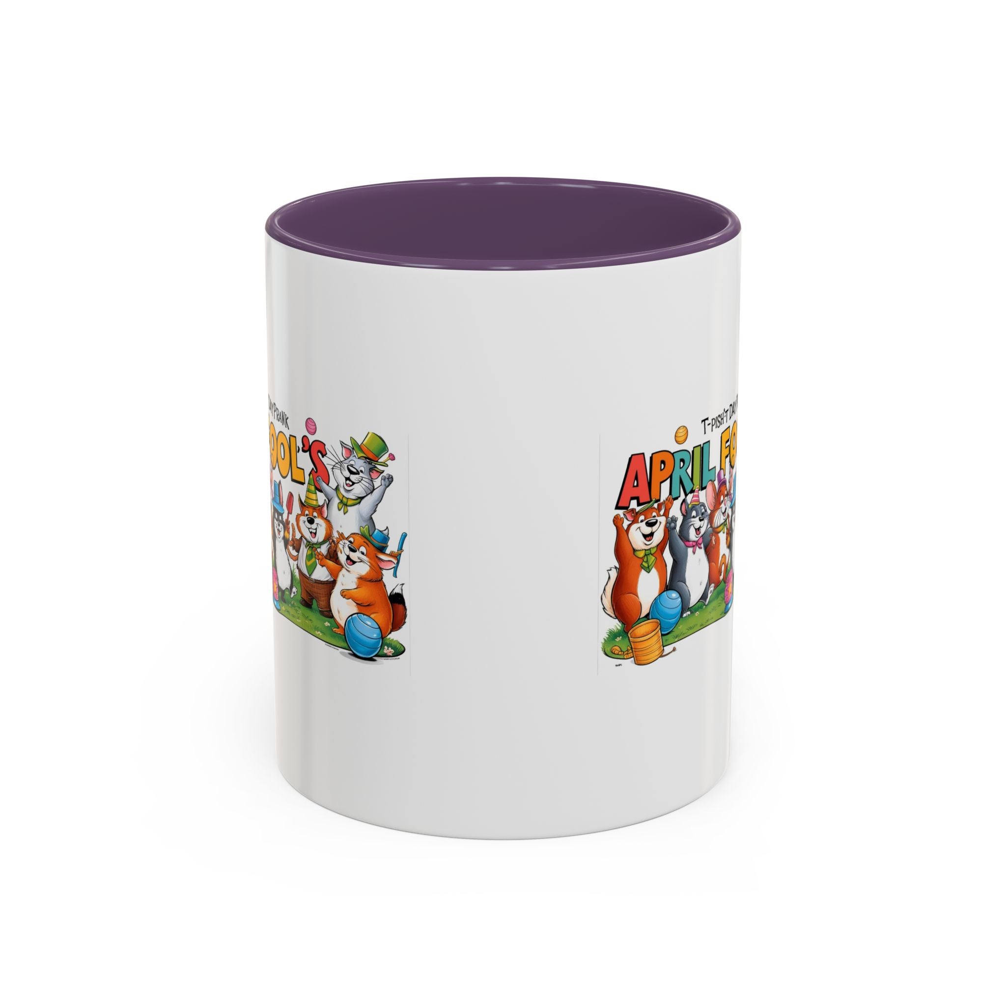 T-Pish'-T Day Prank Accent Coffee Mug