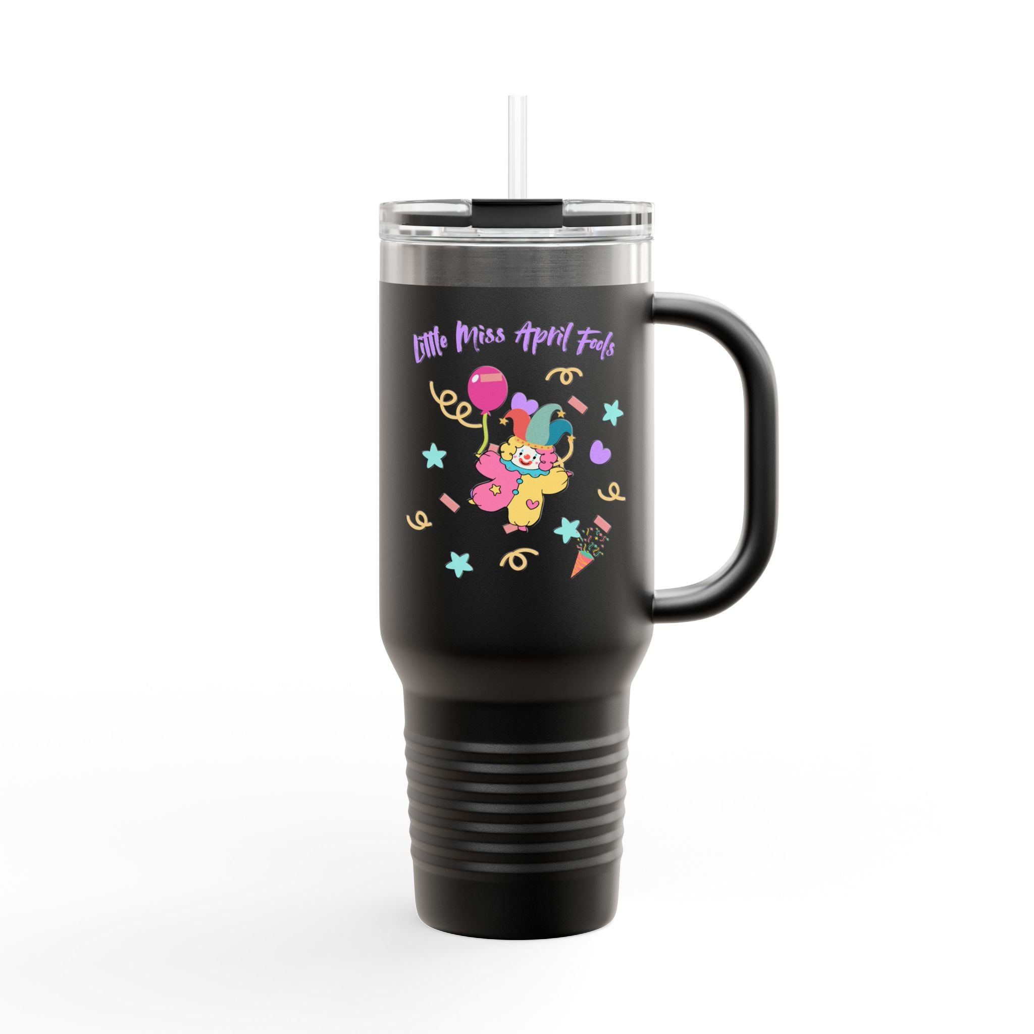 Little Miss April Fool's Day Insulated Travel Mug