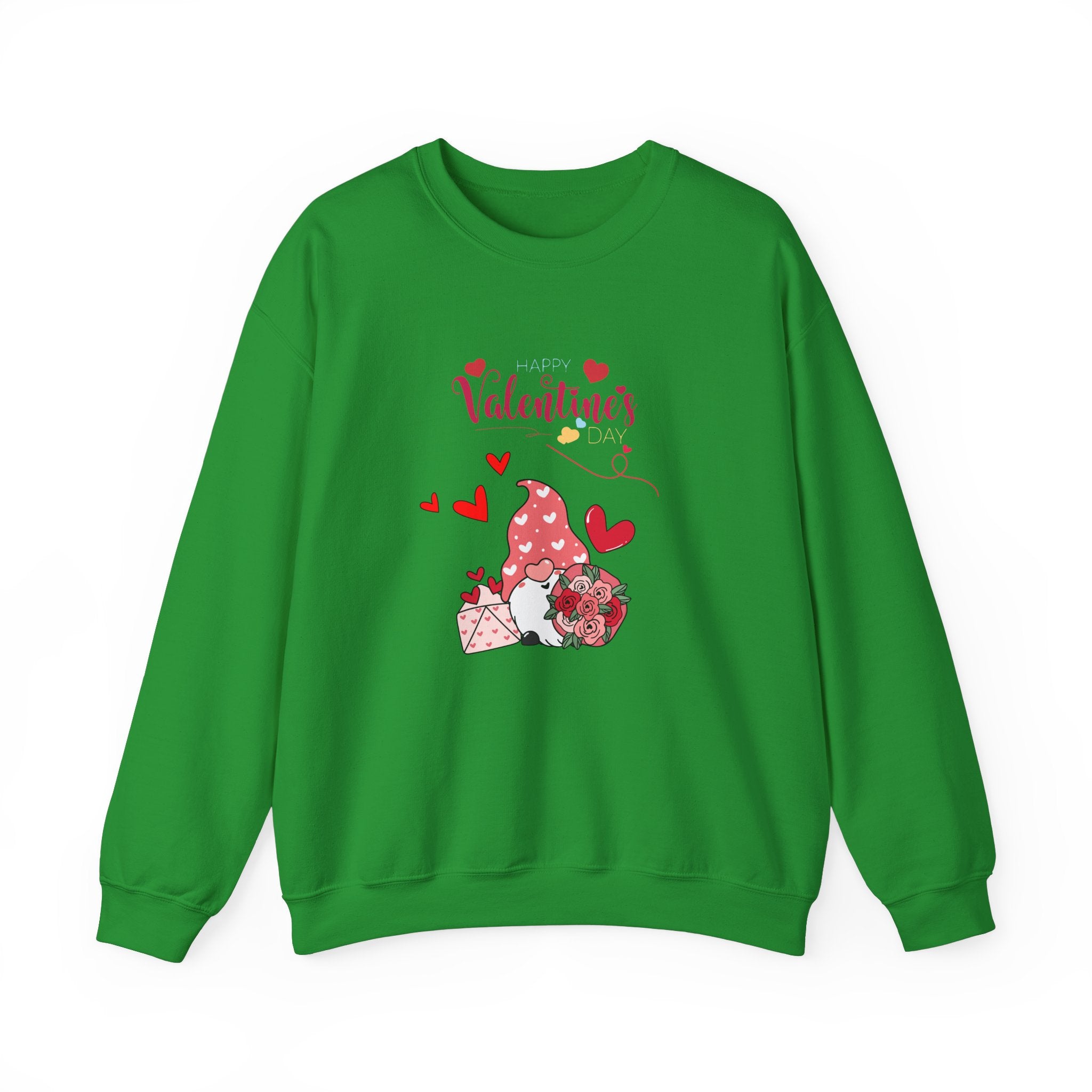 Gnome Valentine's Day Unisex Heavy Blend™ Crewneck Sweatshirt
