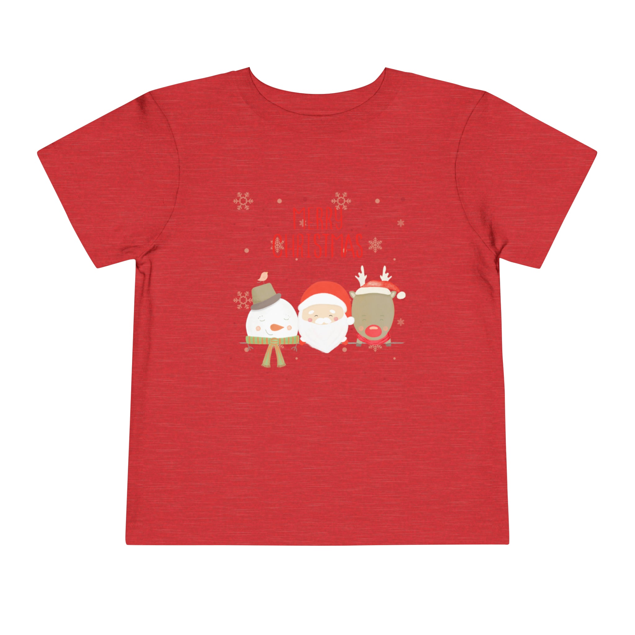 Merry Xmas Crew Toddler Short Sleeve Tee