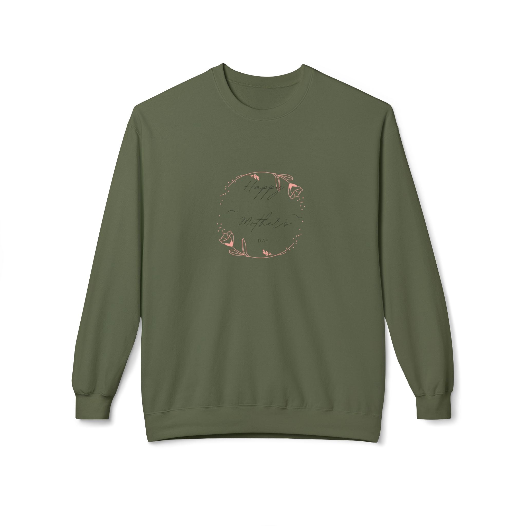 Happy Mom's Day Fleece Crewneck Sweatshirt