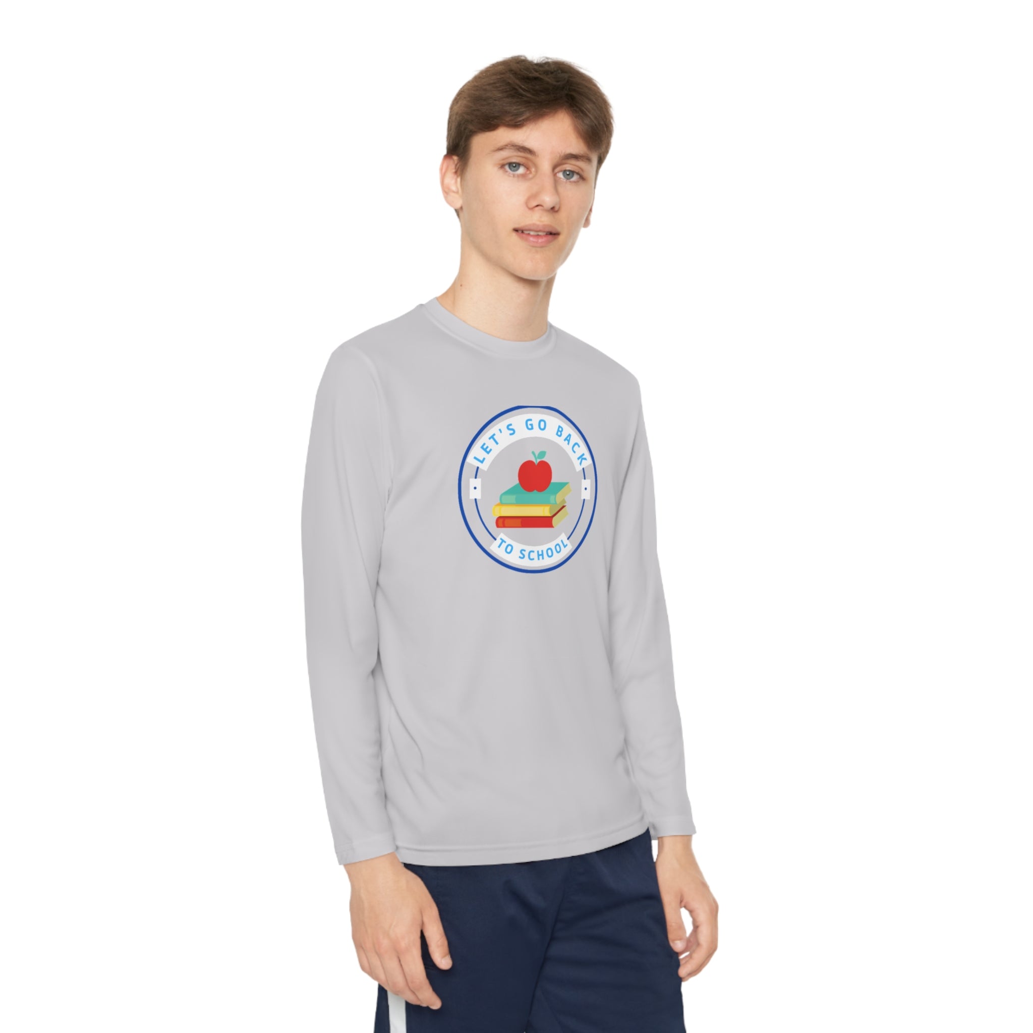 Let's Go Back To School Youth Long Sleeve Competitor Tee