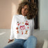 Merry Christmas Crew Crop Hoodie