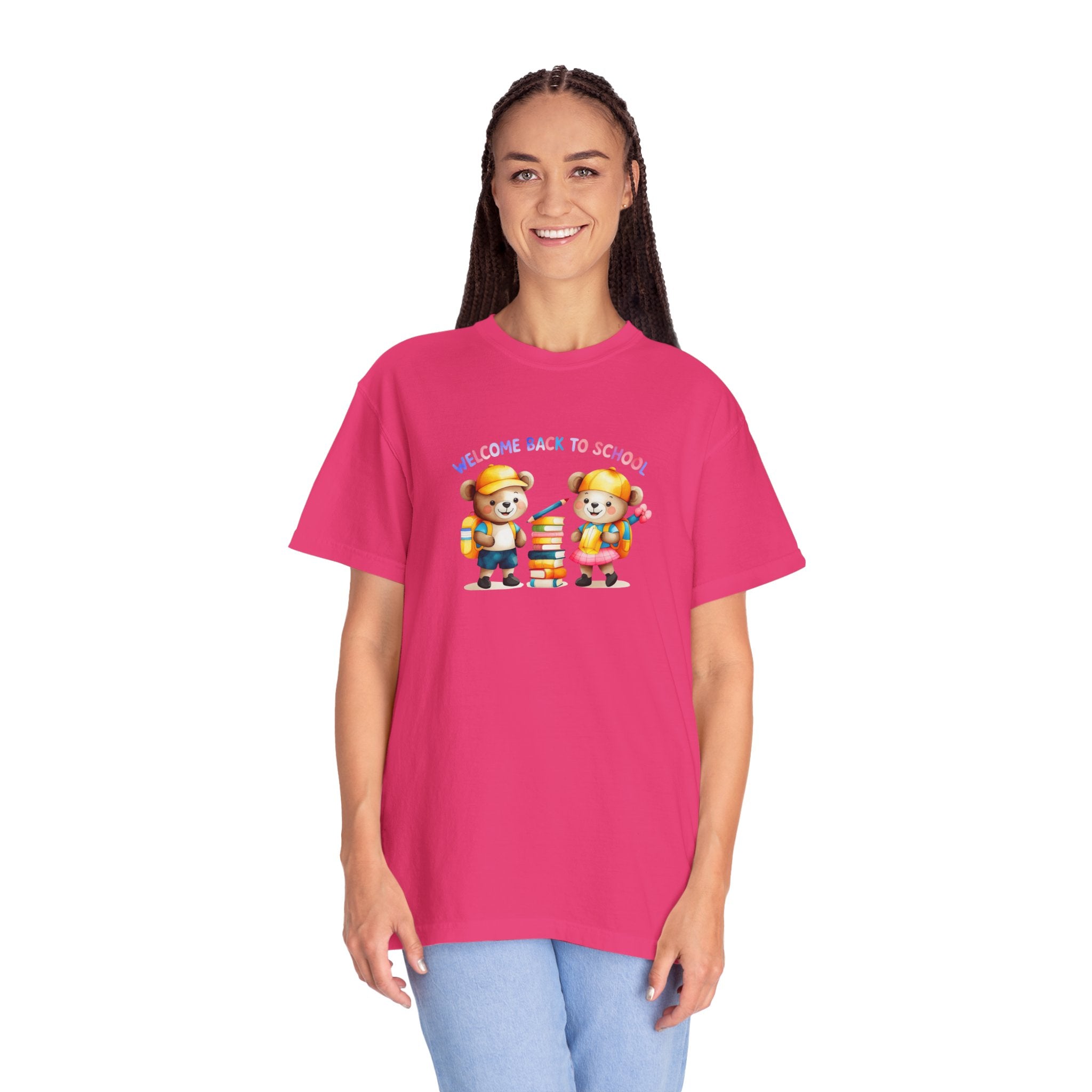 Welcome Back to School Unisex Garment-Dyed T-Shirt