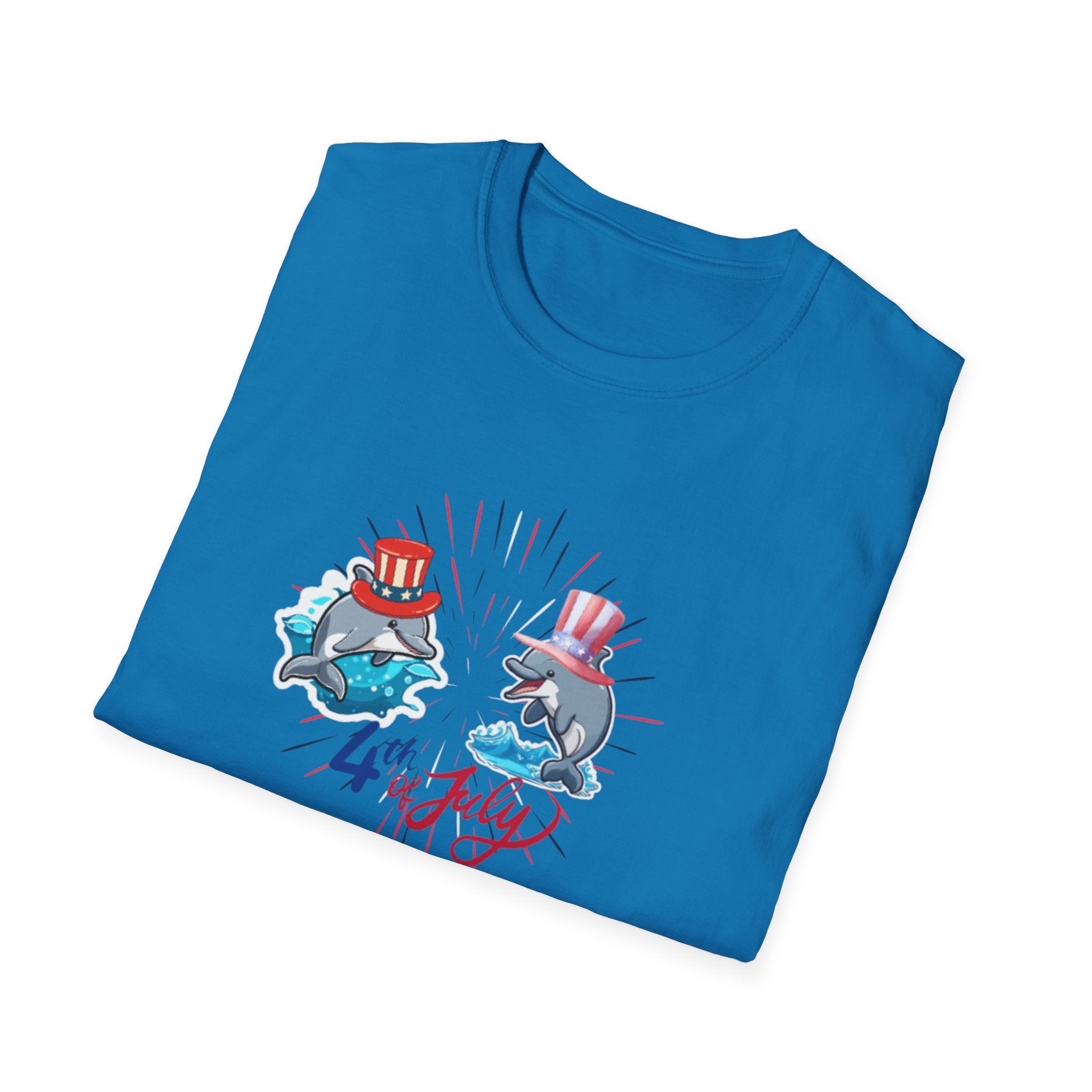 Splash 4th Of July Unisex Softstyle T-Shirt