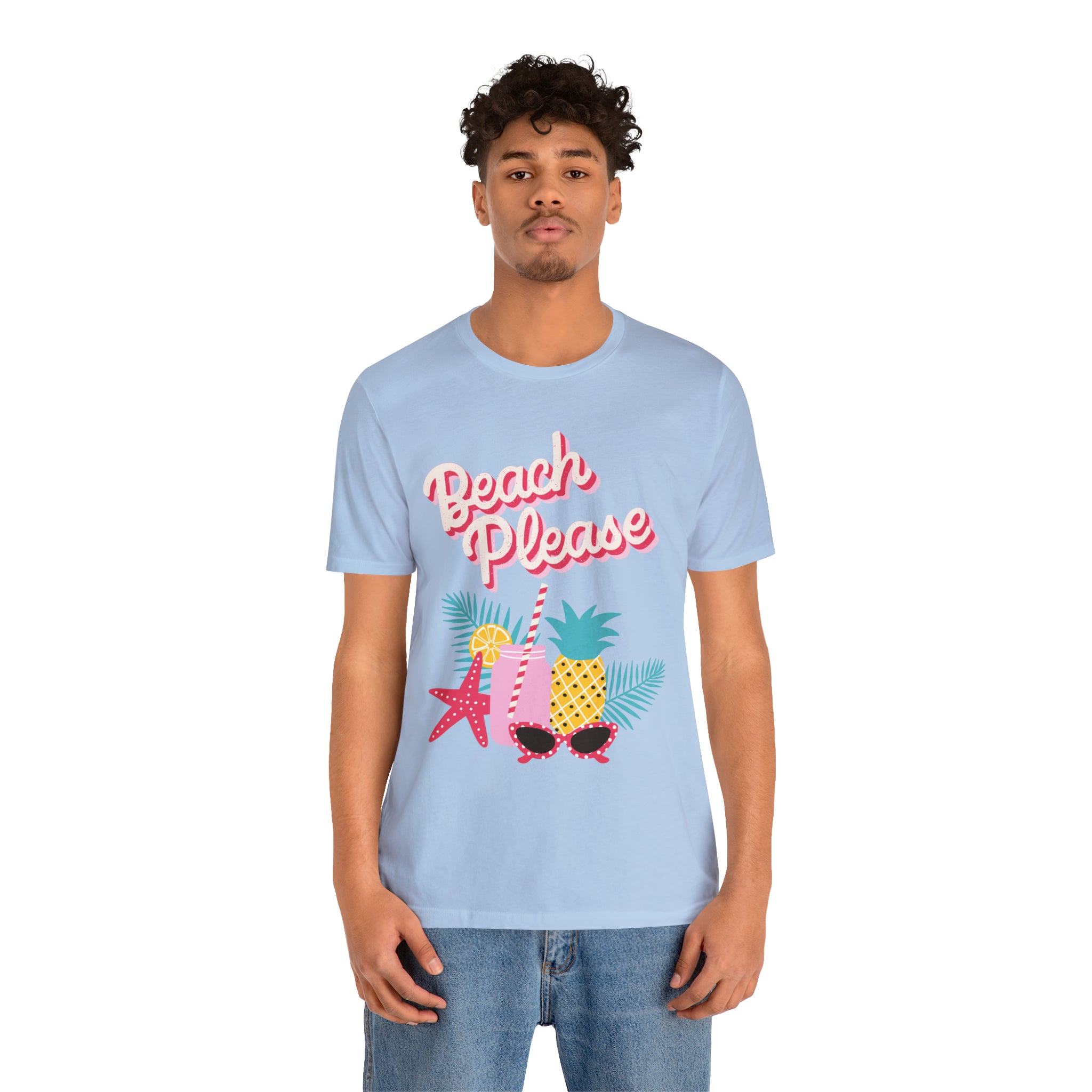 Beach Please Unisex Jersey Short Sleeve Tee