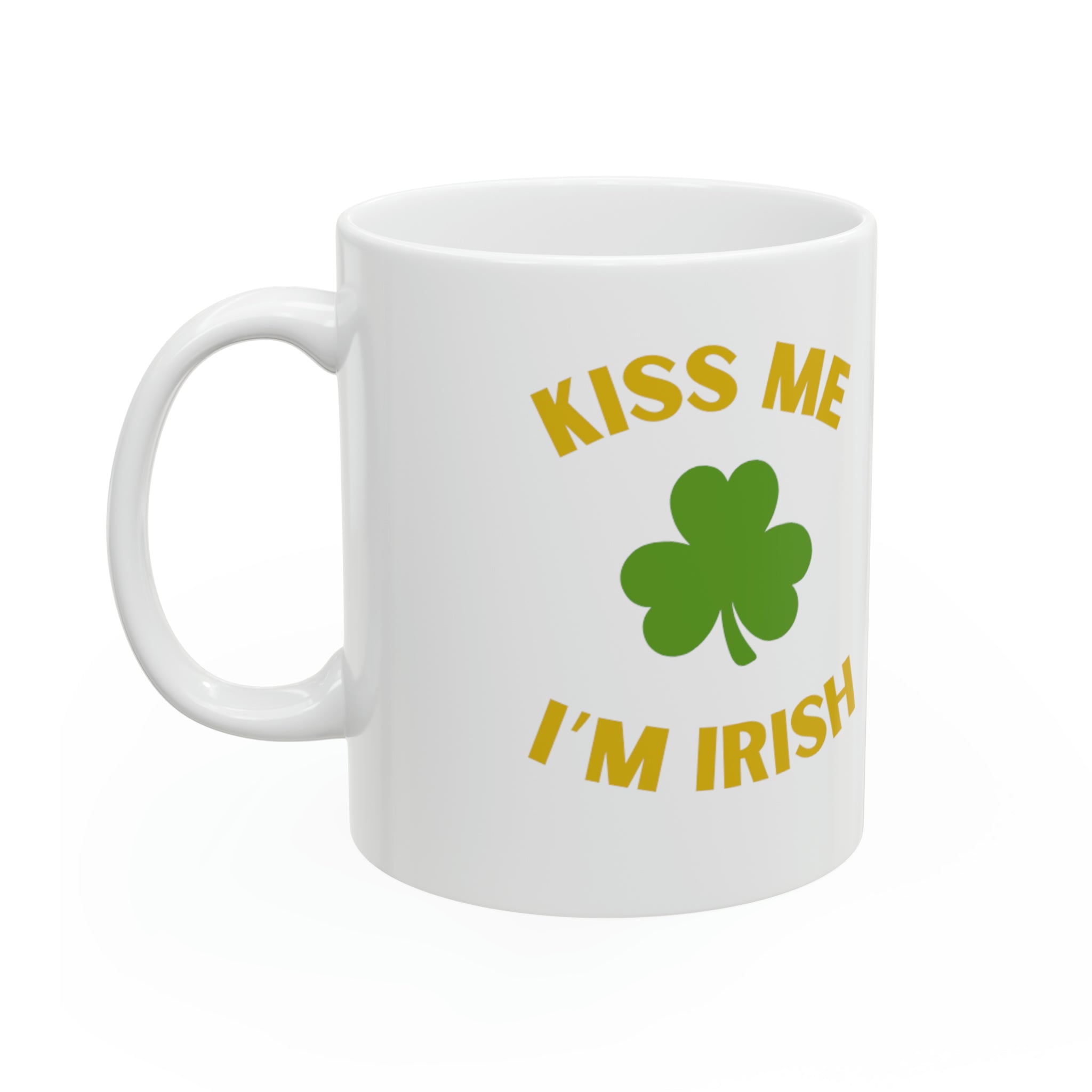Kiss Me I'm Irish Ceramic Mug, 11oz