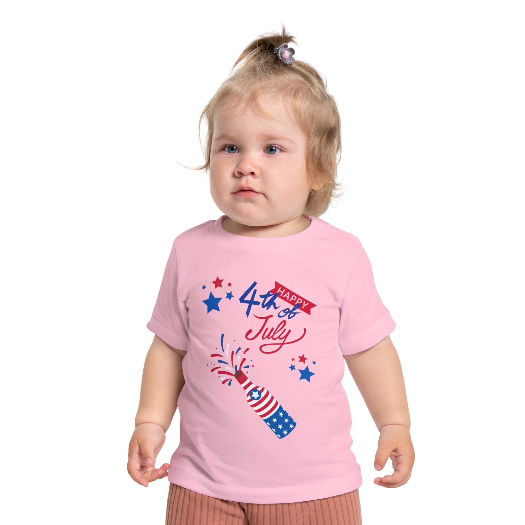 Happy 4th Of July Celebration Baby Short Sleeve T-Shirt