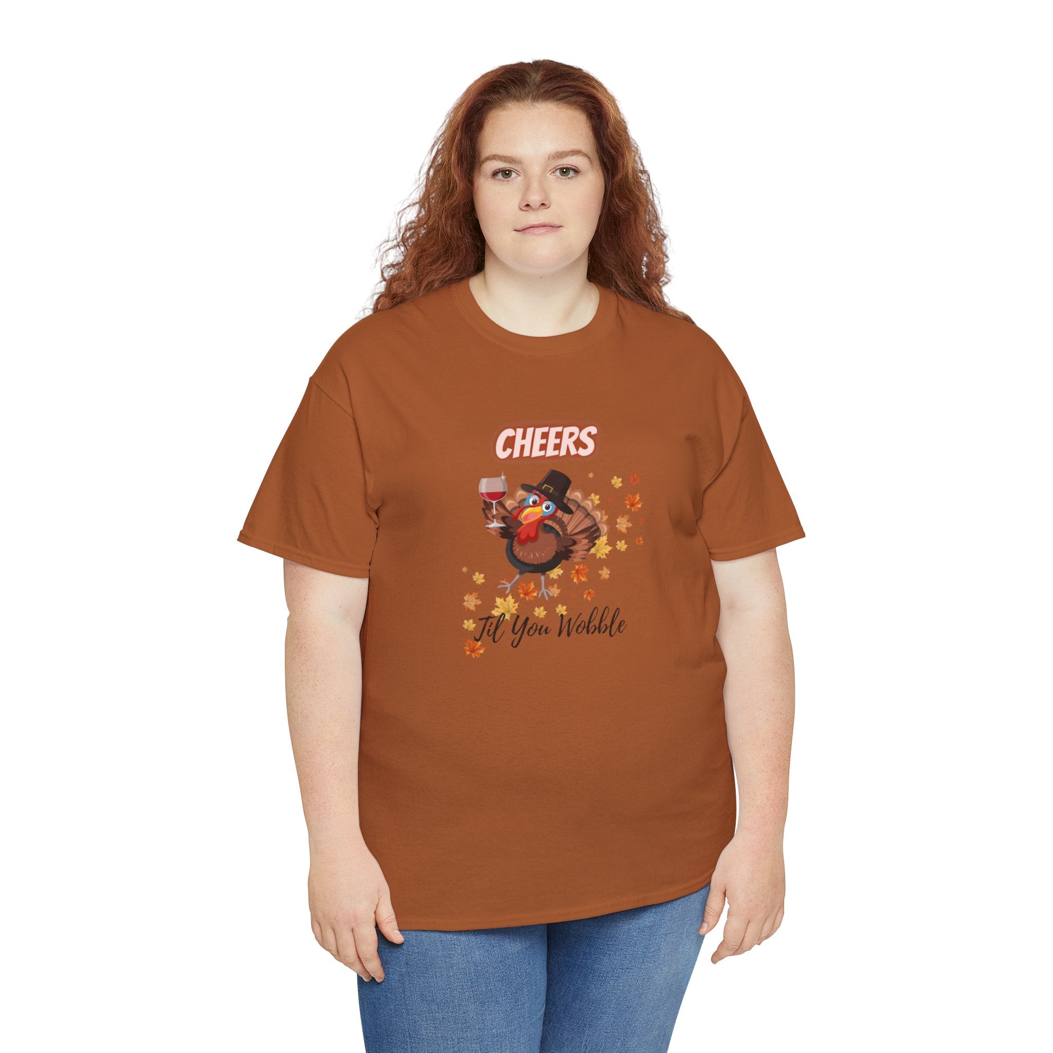 Cheers Til You Wobble Unisex Heavy Cotton Tee