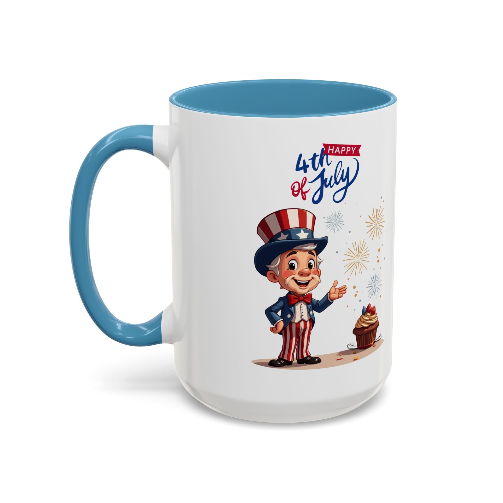 Uncle Sam Happy 4th of July Coffee Mug