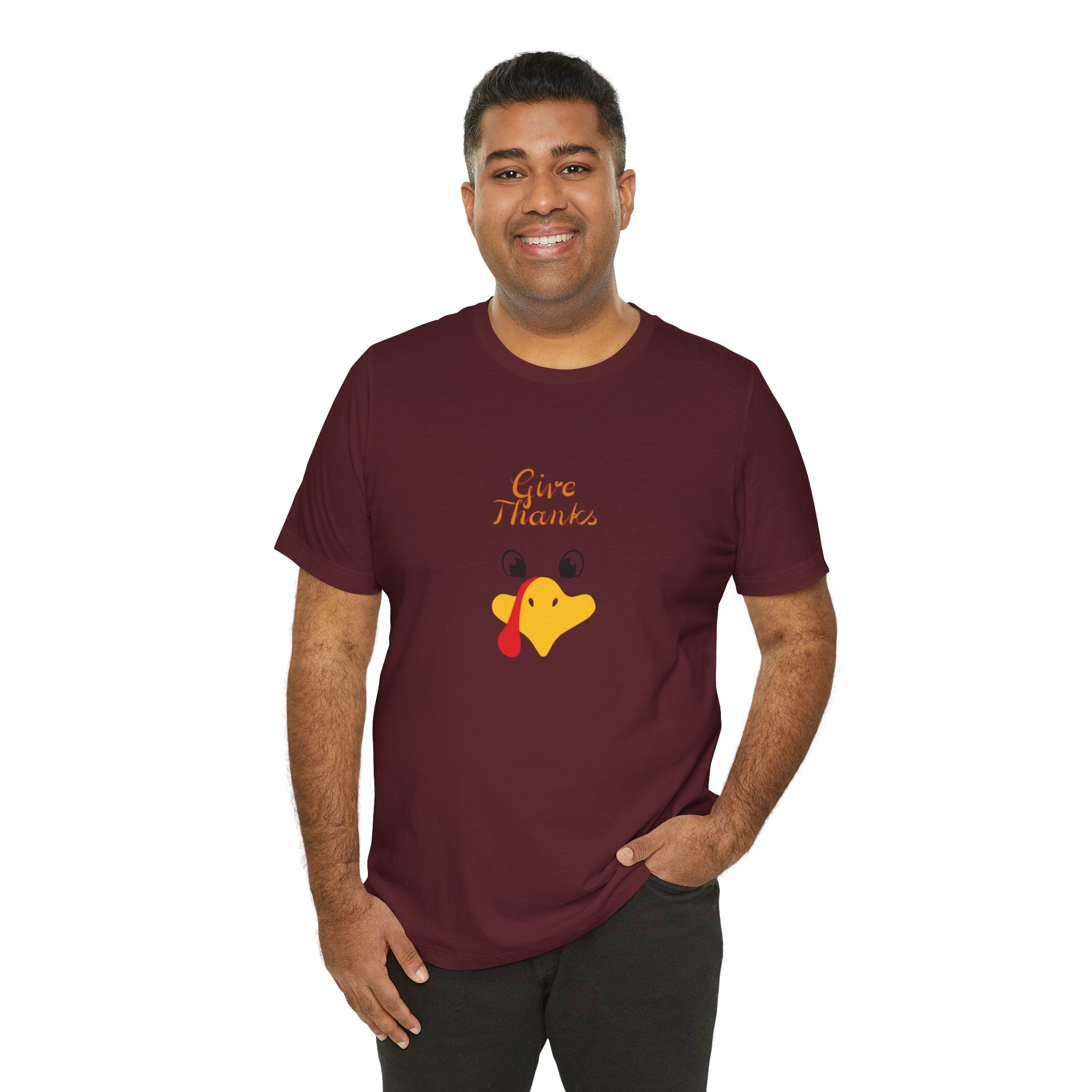 Give Thanks Unisex Jersey Short Sleeve Tee