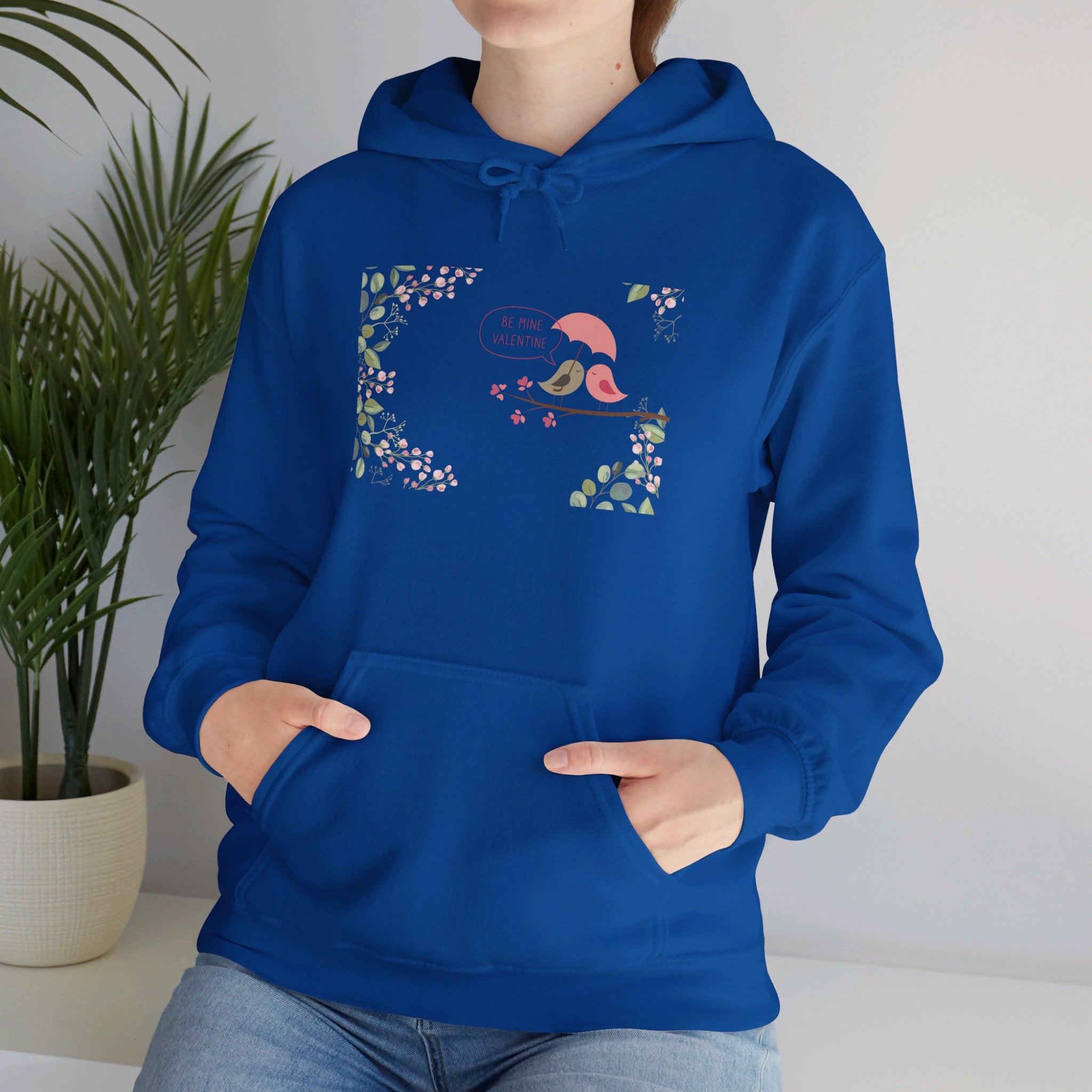 Happy Valentine's Day Lovers Unisex Heavy Blend™ Hooded Sweatshirt