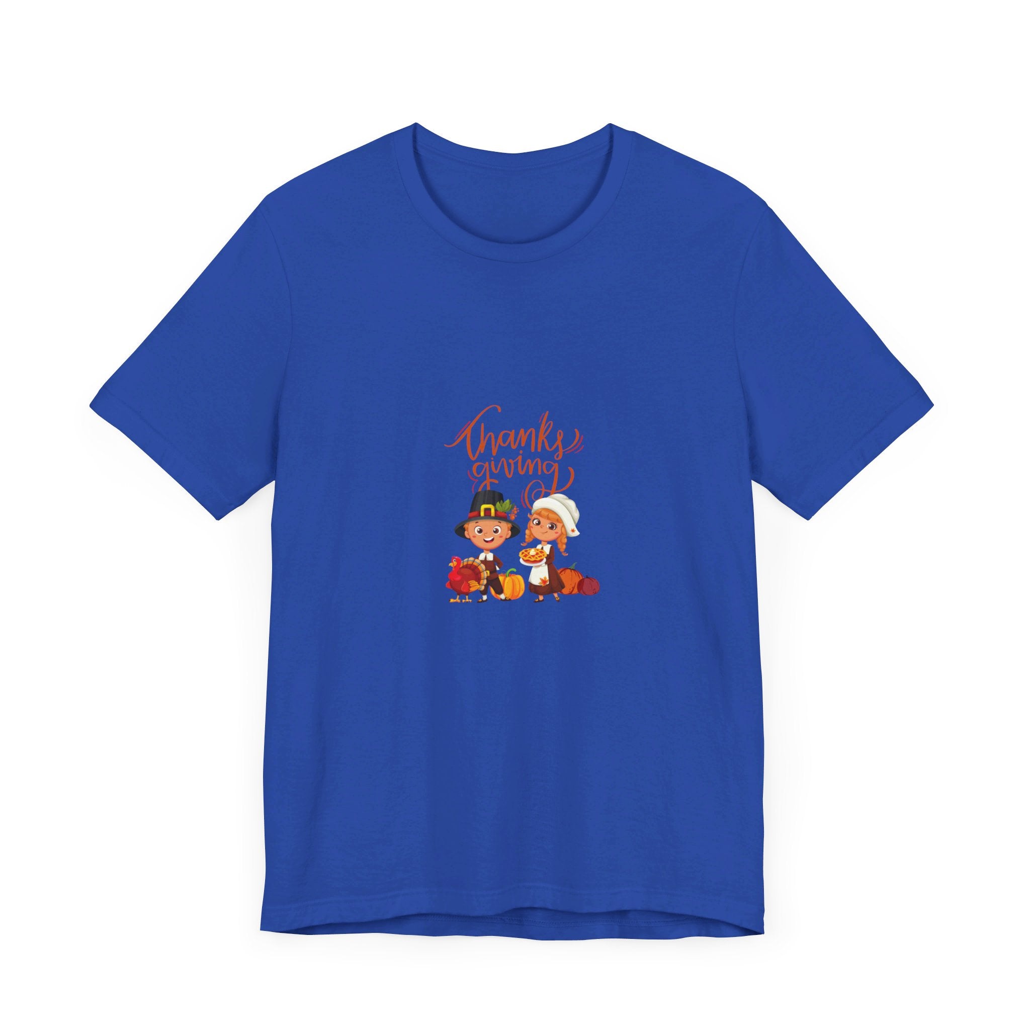 Happy Thanksgiving Unisex Jersey Short Sleeve Tee