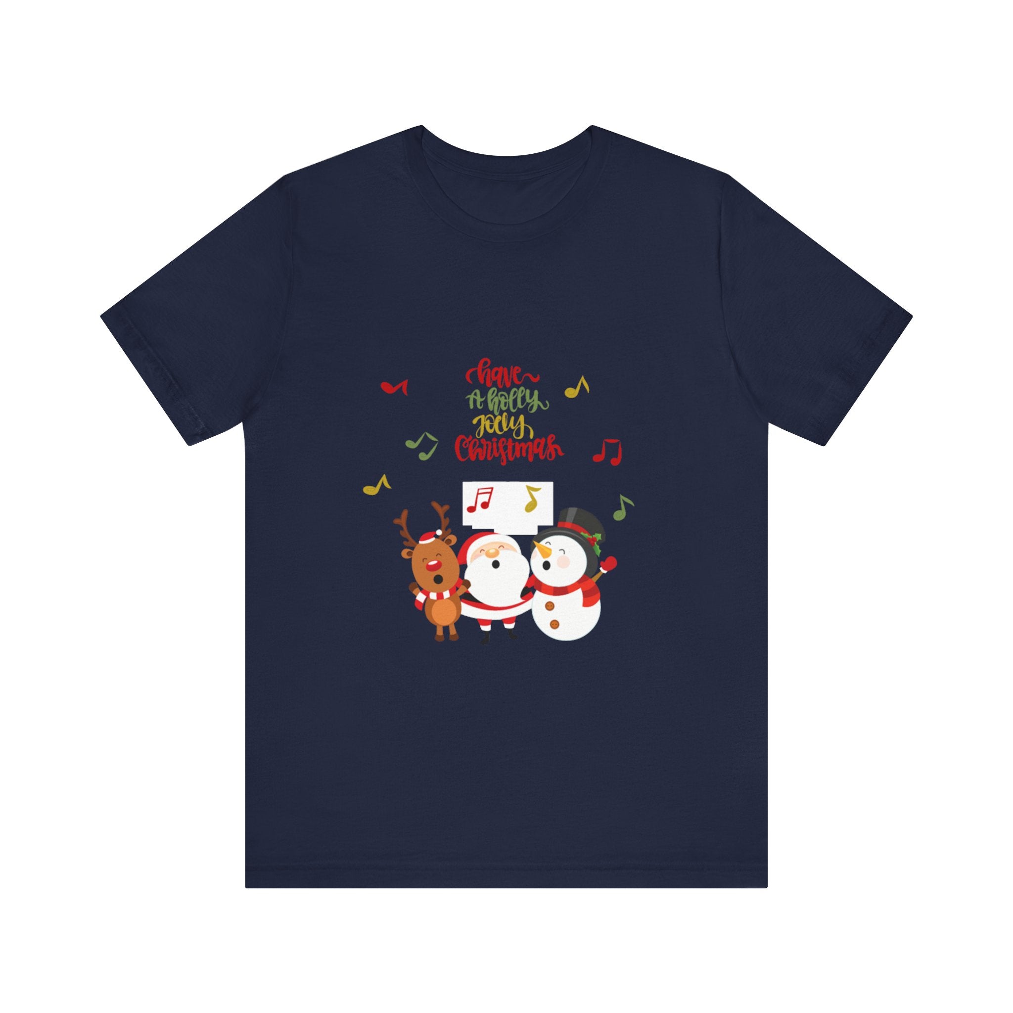 Have A Holly Jolly Christmas Unisex Jersey Short Sleeve Tee