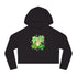 Retro St.Paddy's Day Women’s Cropped Hooded Sweatshirt