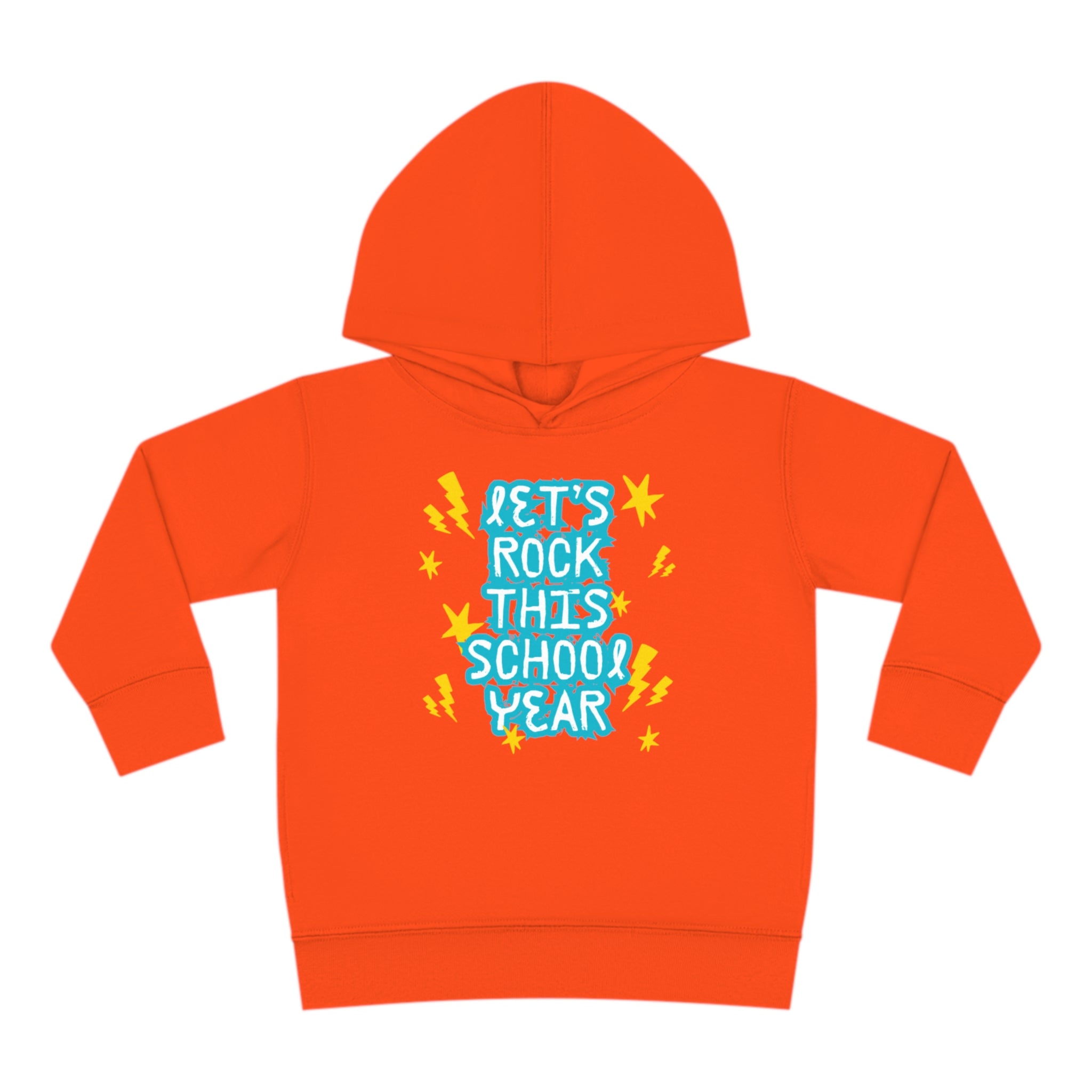 Let's Rock This School Year Toddler Pullover Fleece Hoodie