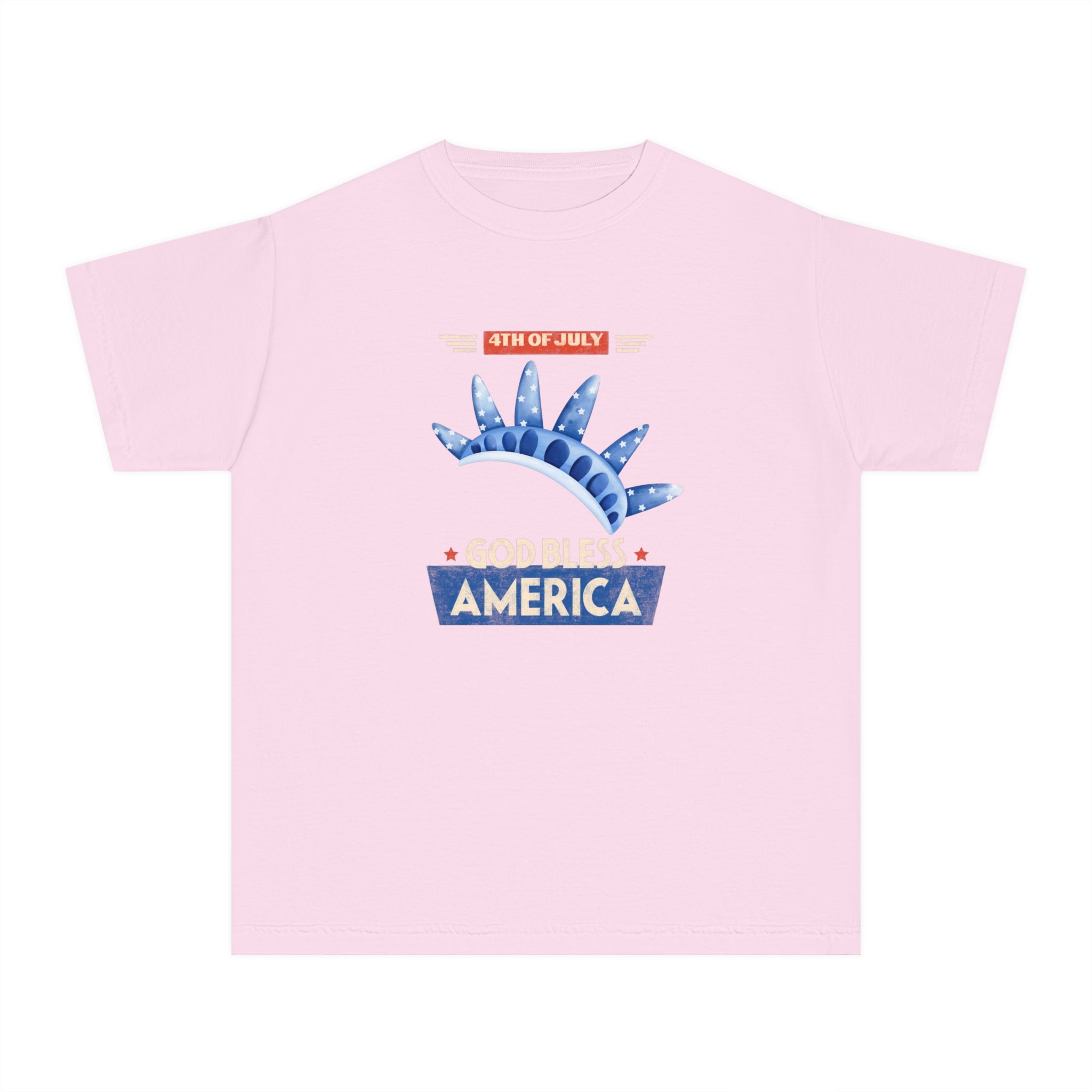 God Bless America Youth Midweight Tee