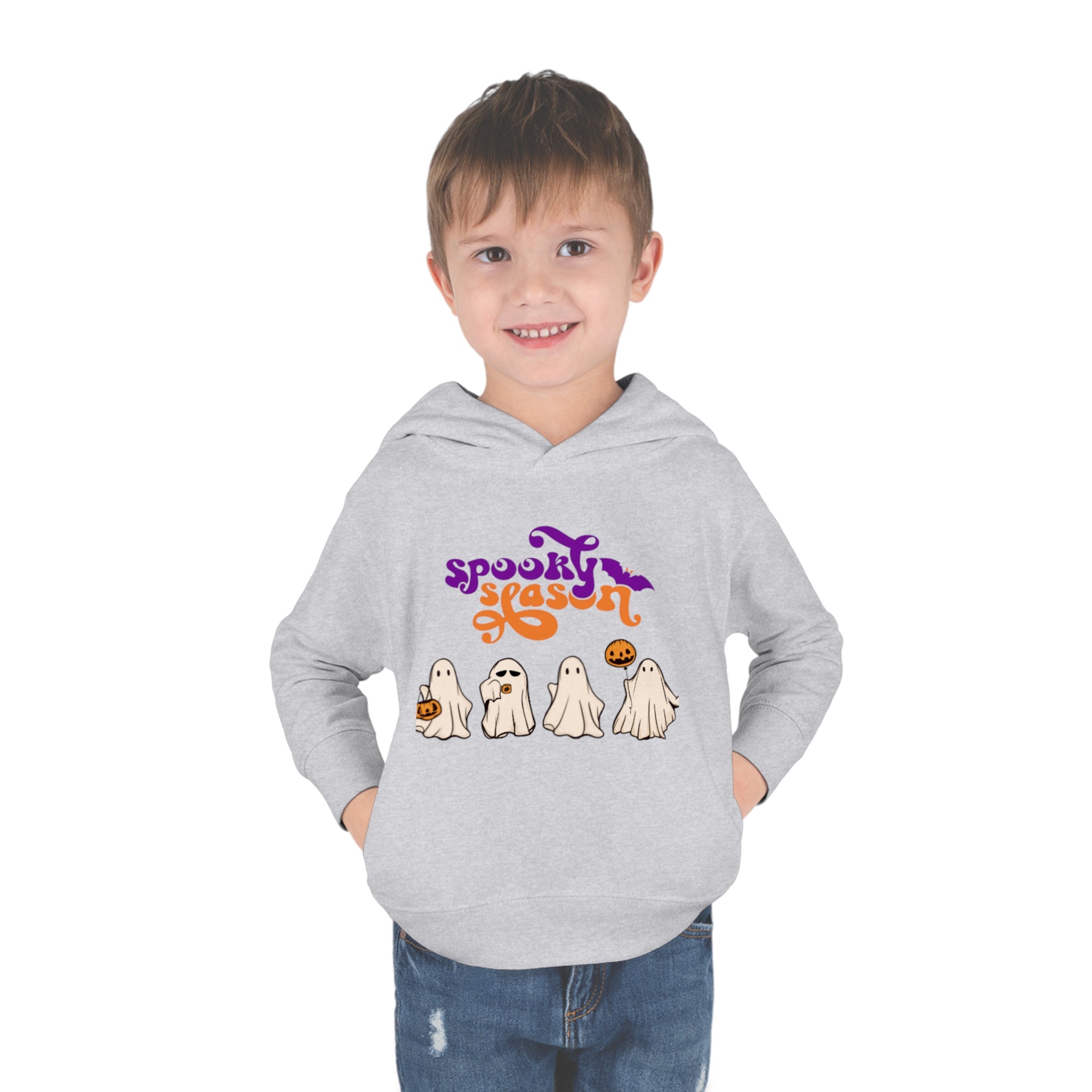 Spooky Season Toddler Pullover Fleece Hoodie