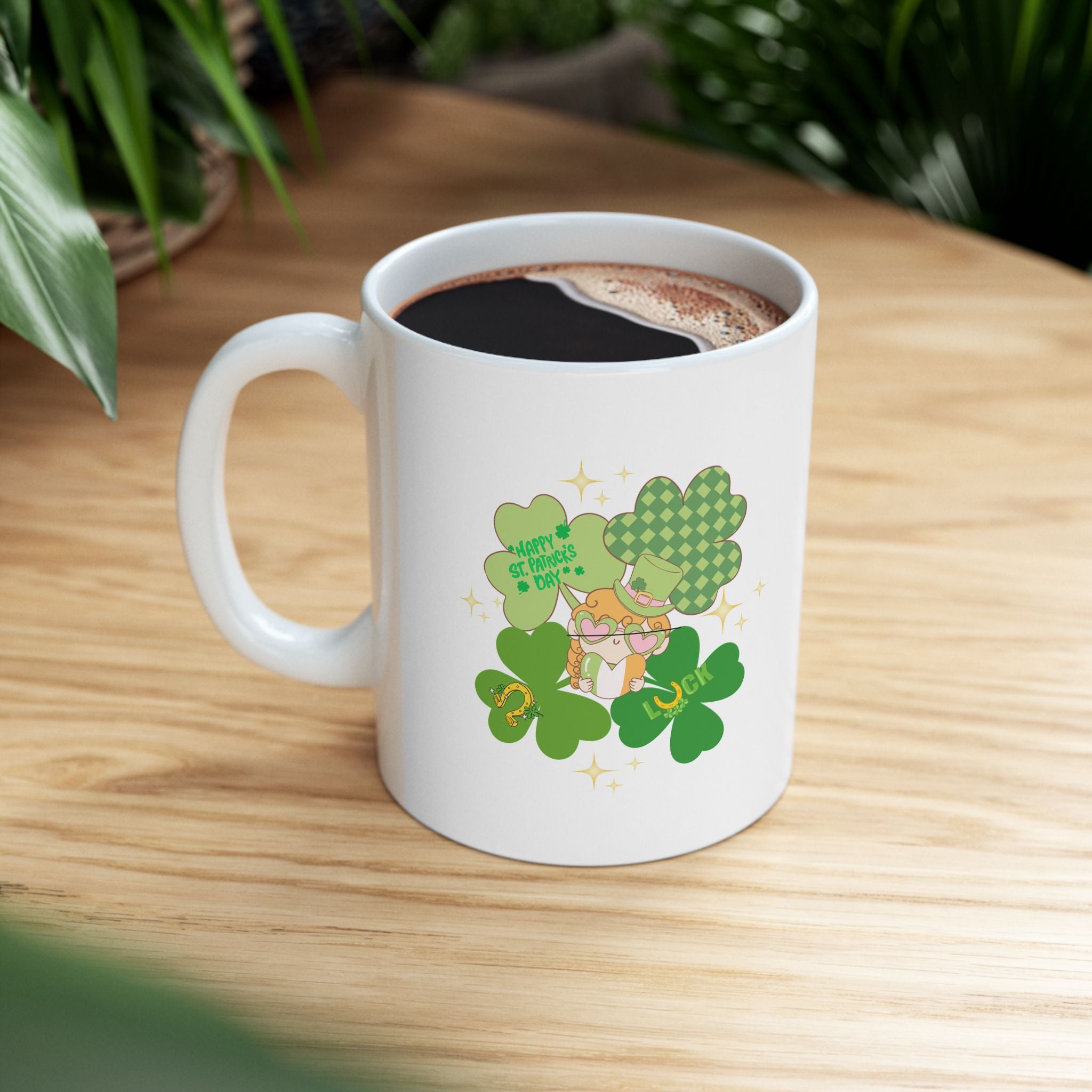 Retro St. Paddy's Day Ceramic Mug  (11oz, 15oz)
