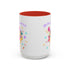 Little Miss April Fool's  Day Accent Coffee Mug - Fun & Whimsical 11oz/15oz