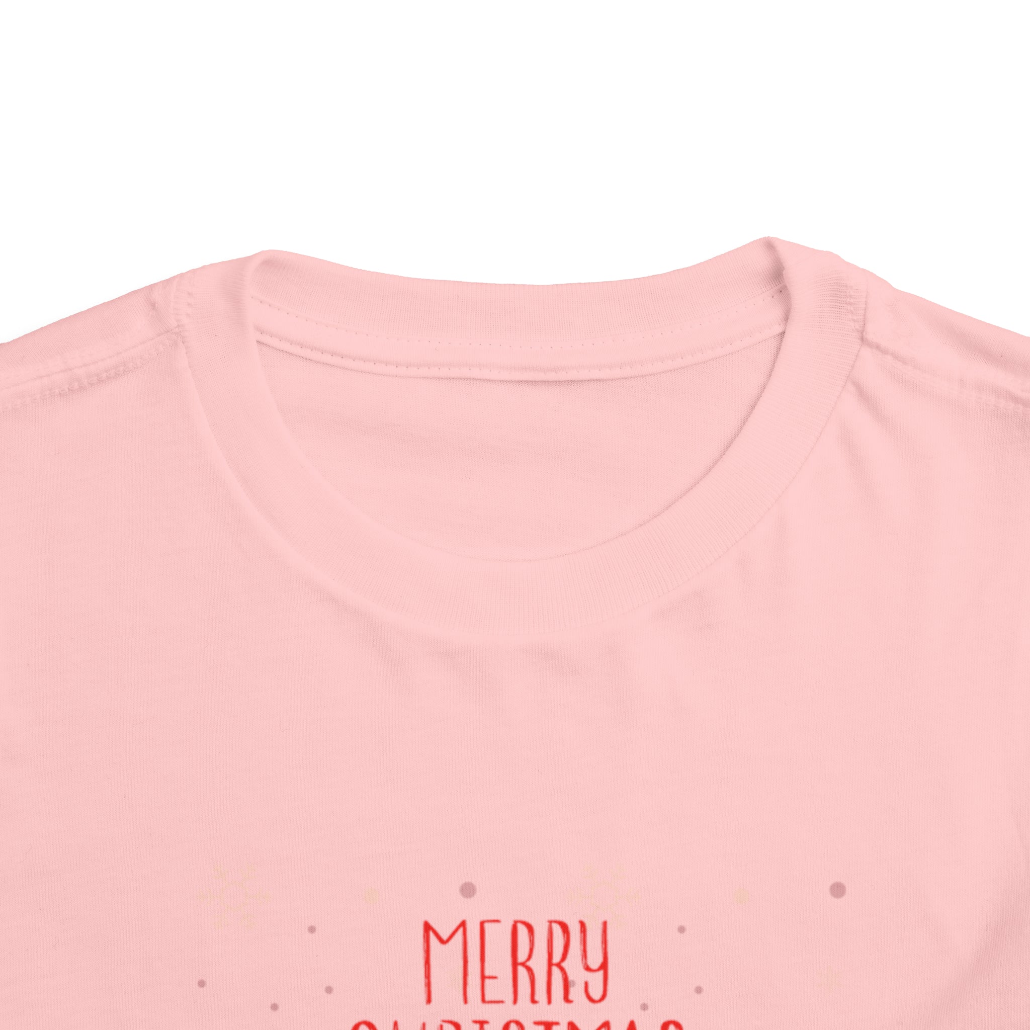Merry Xmas Crew Toddler Short Sleeve Tee