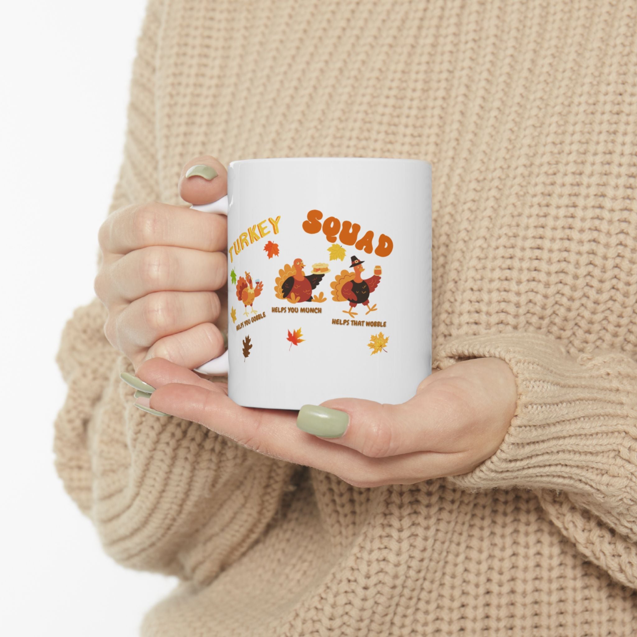 Turkey Squad Ceramic Mug, (11oz, 15oz)