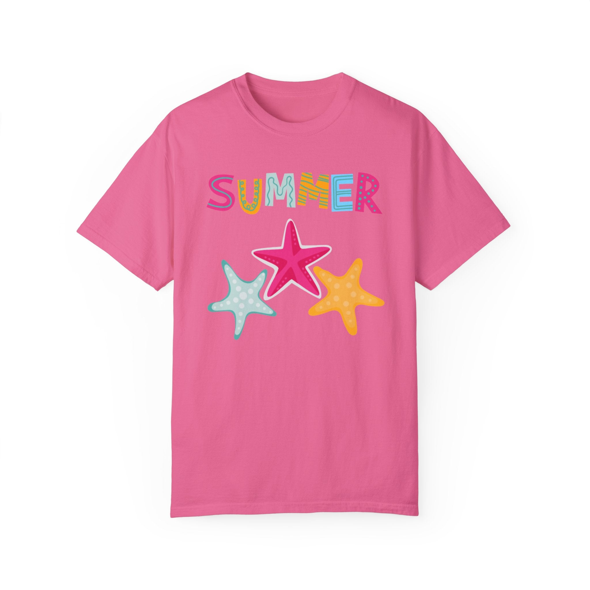 Summer Starfish Unisex Garment-Dyed T-shirt